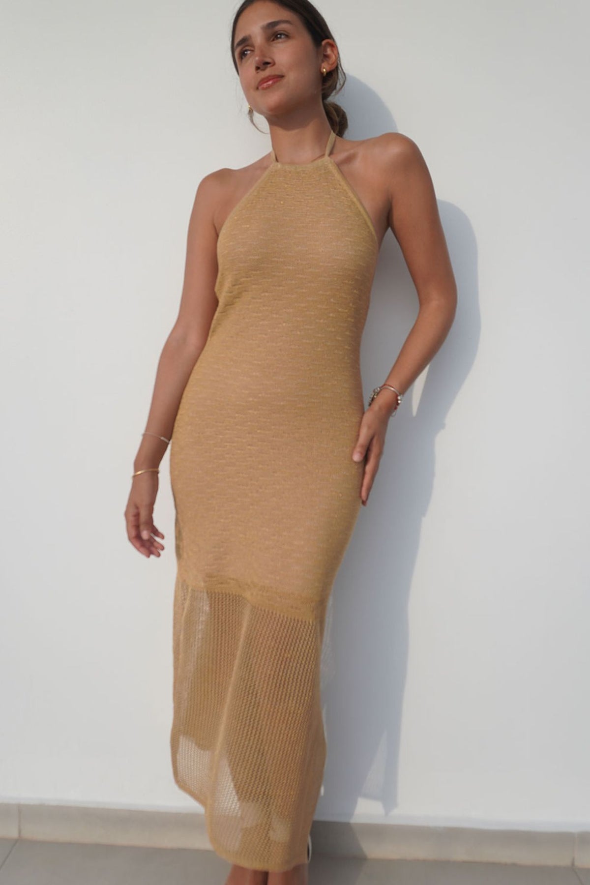Vestido Luna Gold