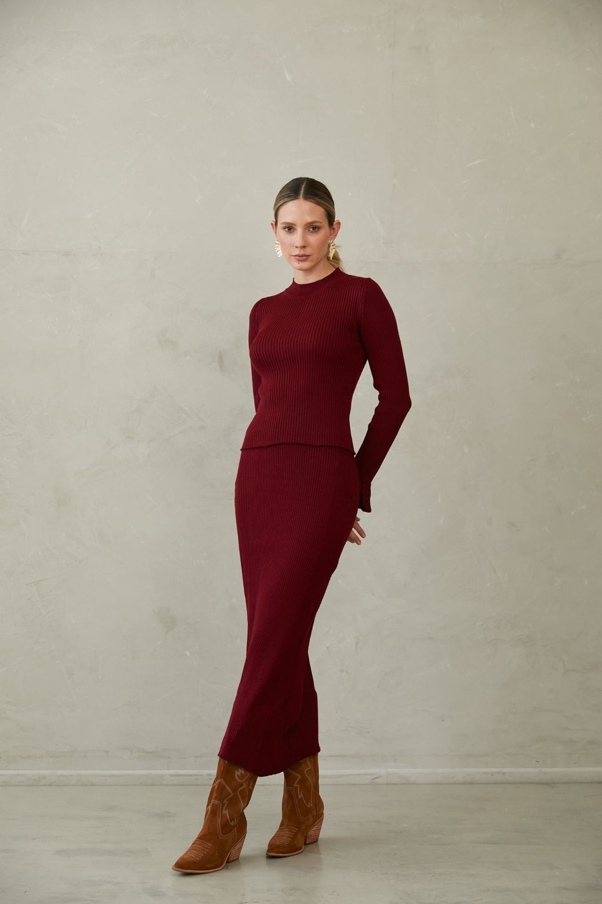 Falda Rafaella Vino