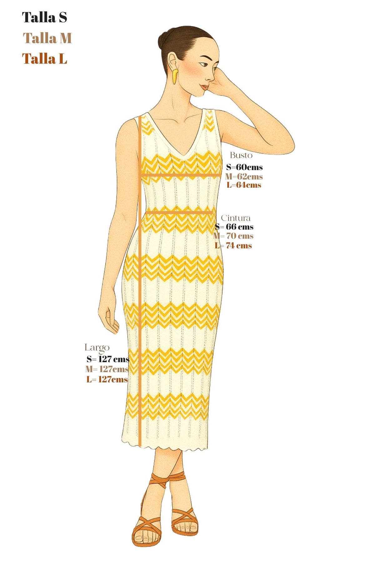 Vestido Camelia Amarillo