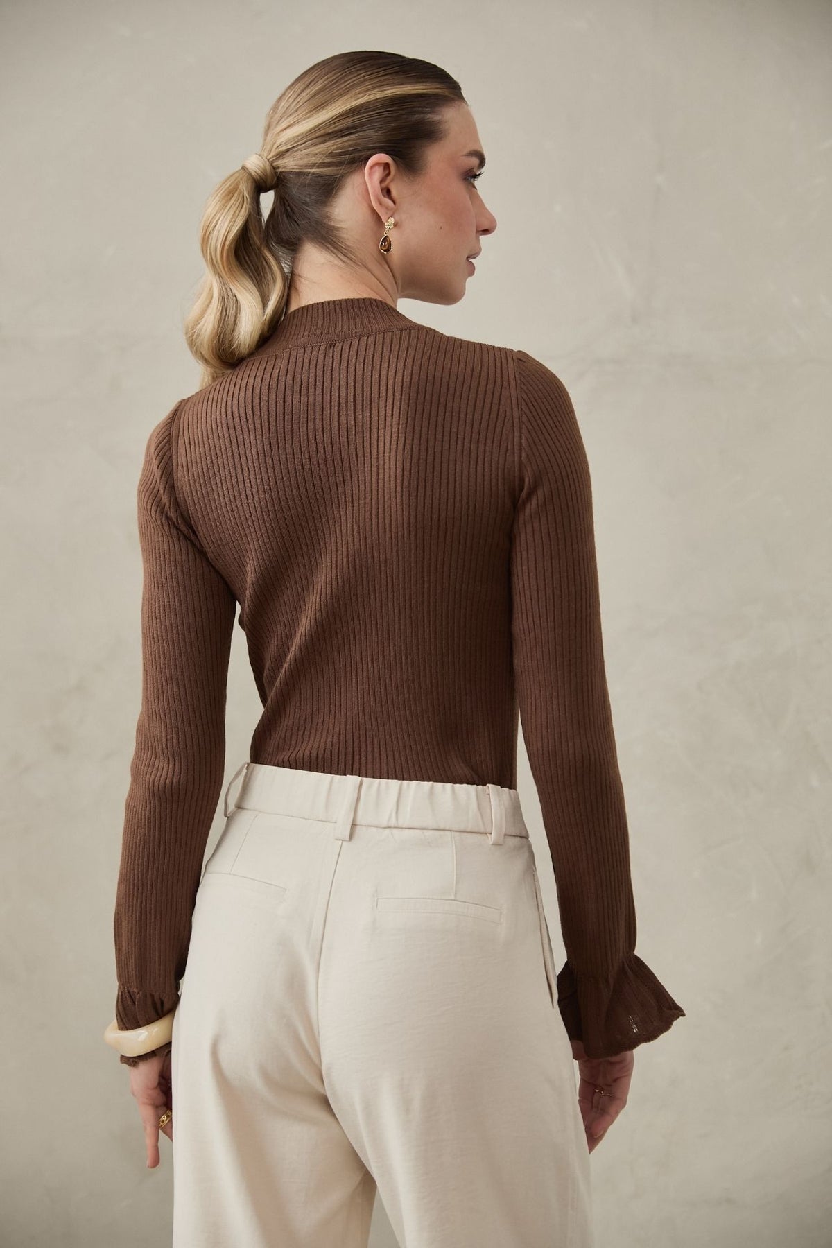 Pantalón Jade Crema
