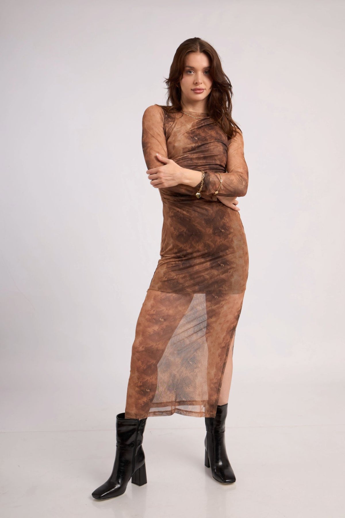 Vestido Luna Marrón