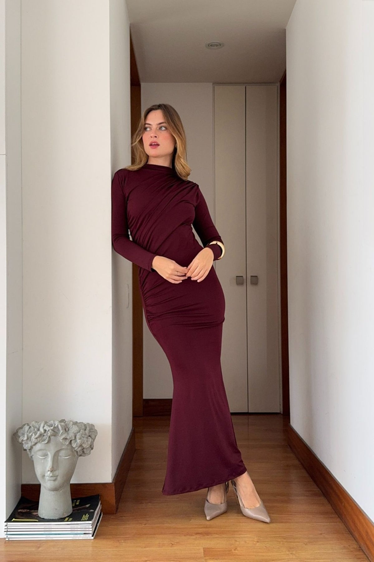 Vestido Mariel Vino
