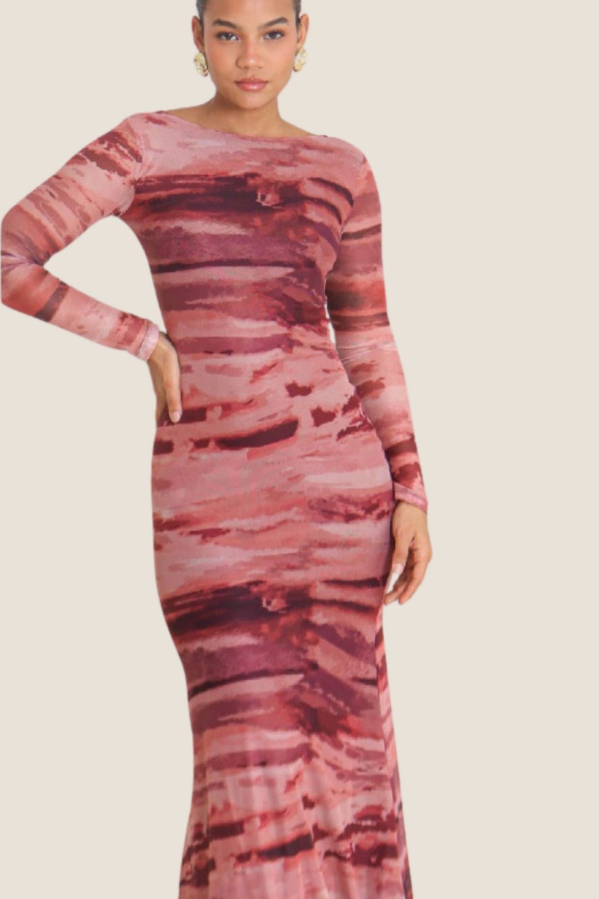 Vestido Melina Vino