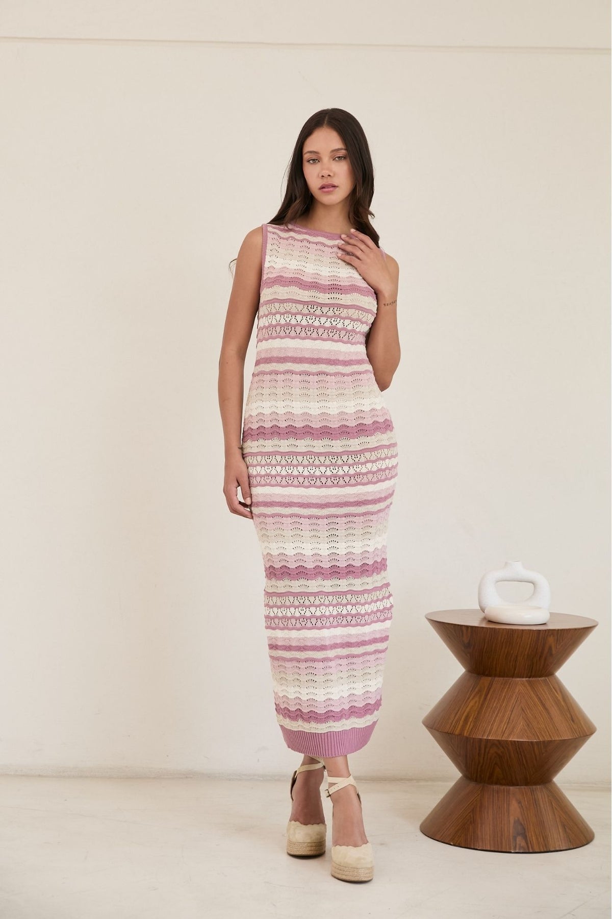 Vestido Lena Rosado