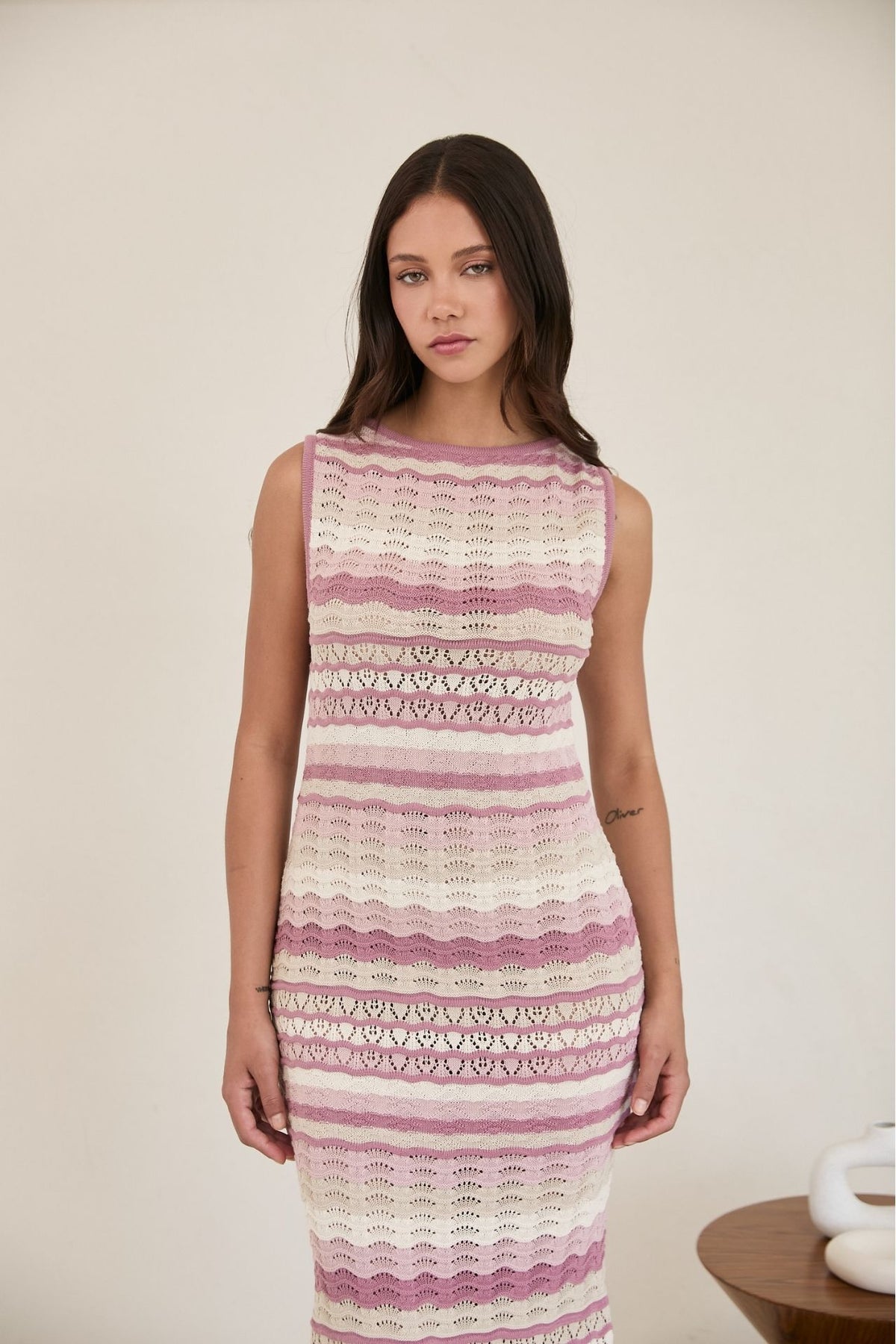 Vestido Lena Rosado