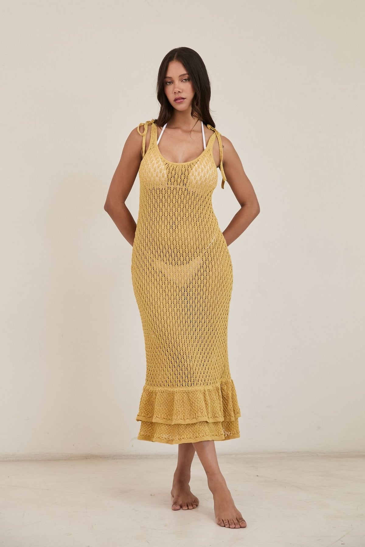 Vestido Alaia Amarillo
