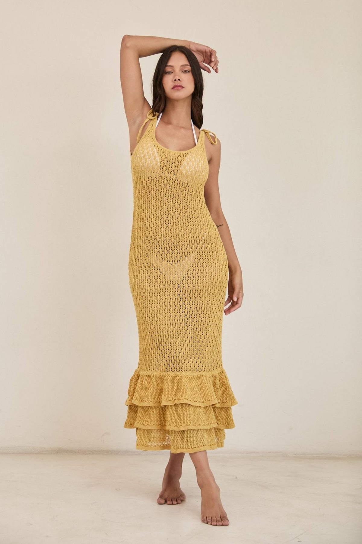 Vestido Alaia Amarillo