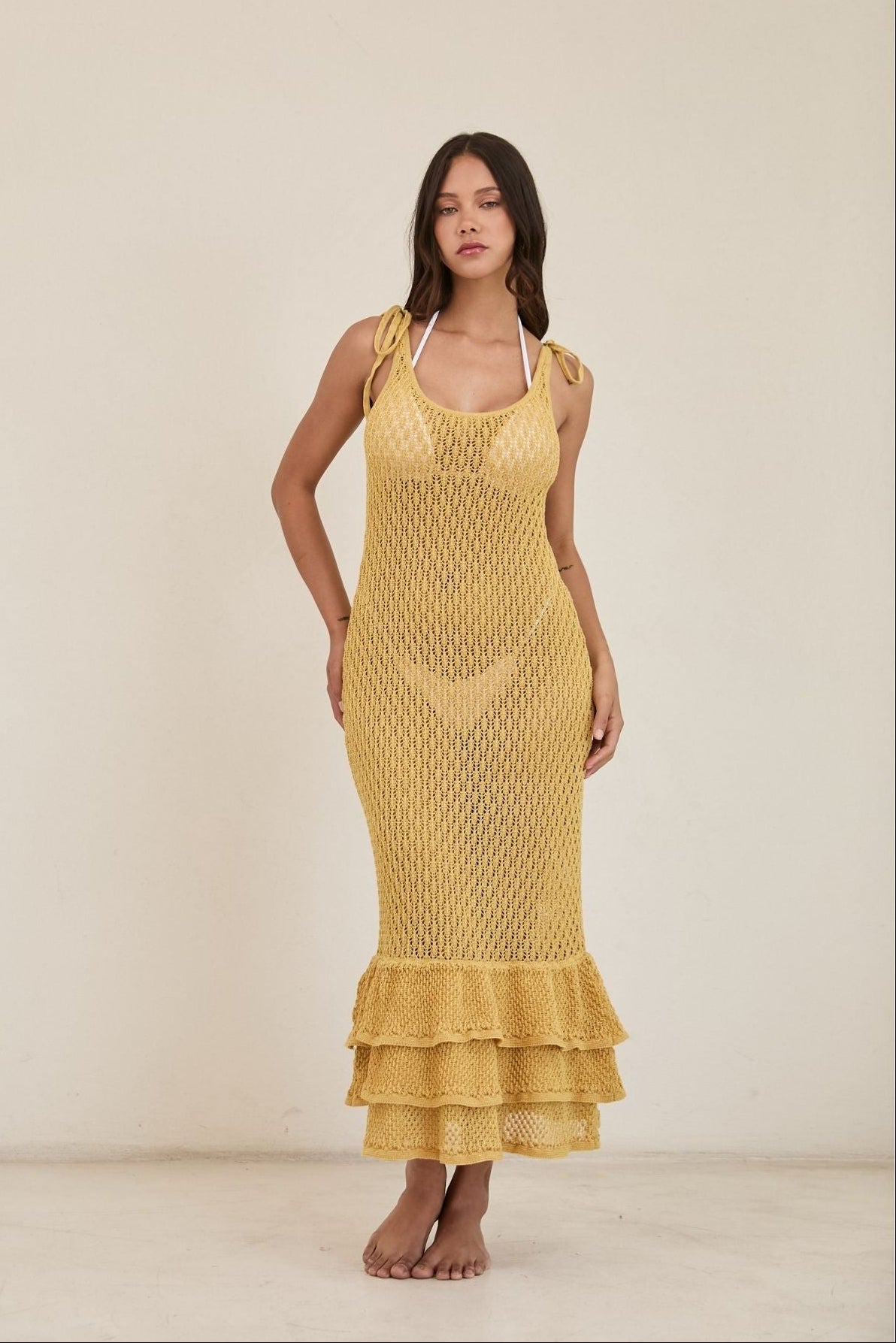 Vestido Alaia Amarillo