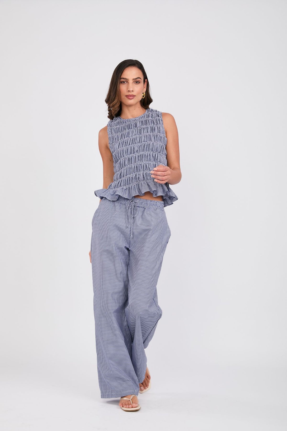 Scrunchie Top Blue