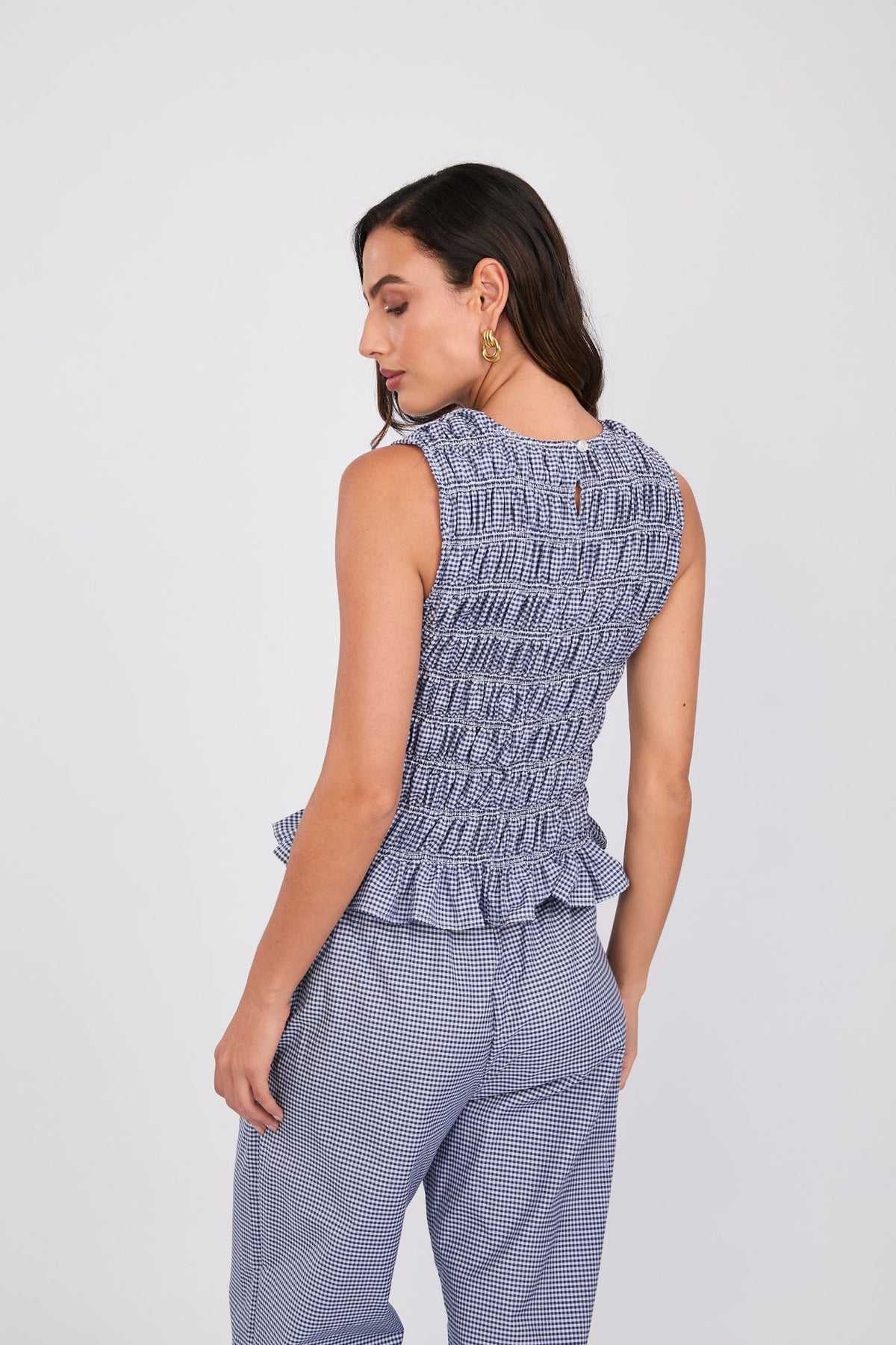 Scrunchie Top Blue