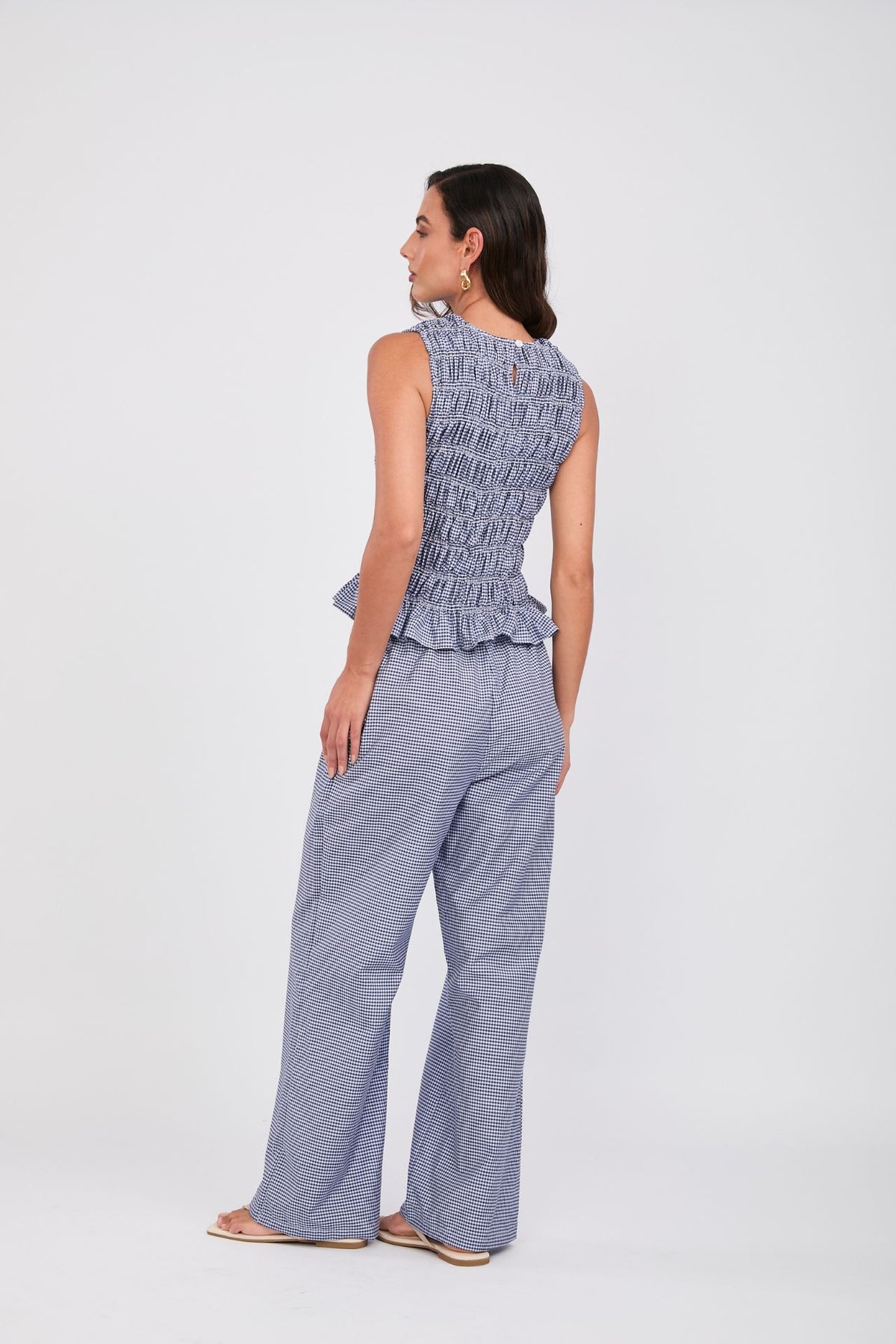 Pantalón Scrunchie Vichy