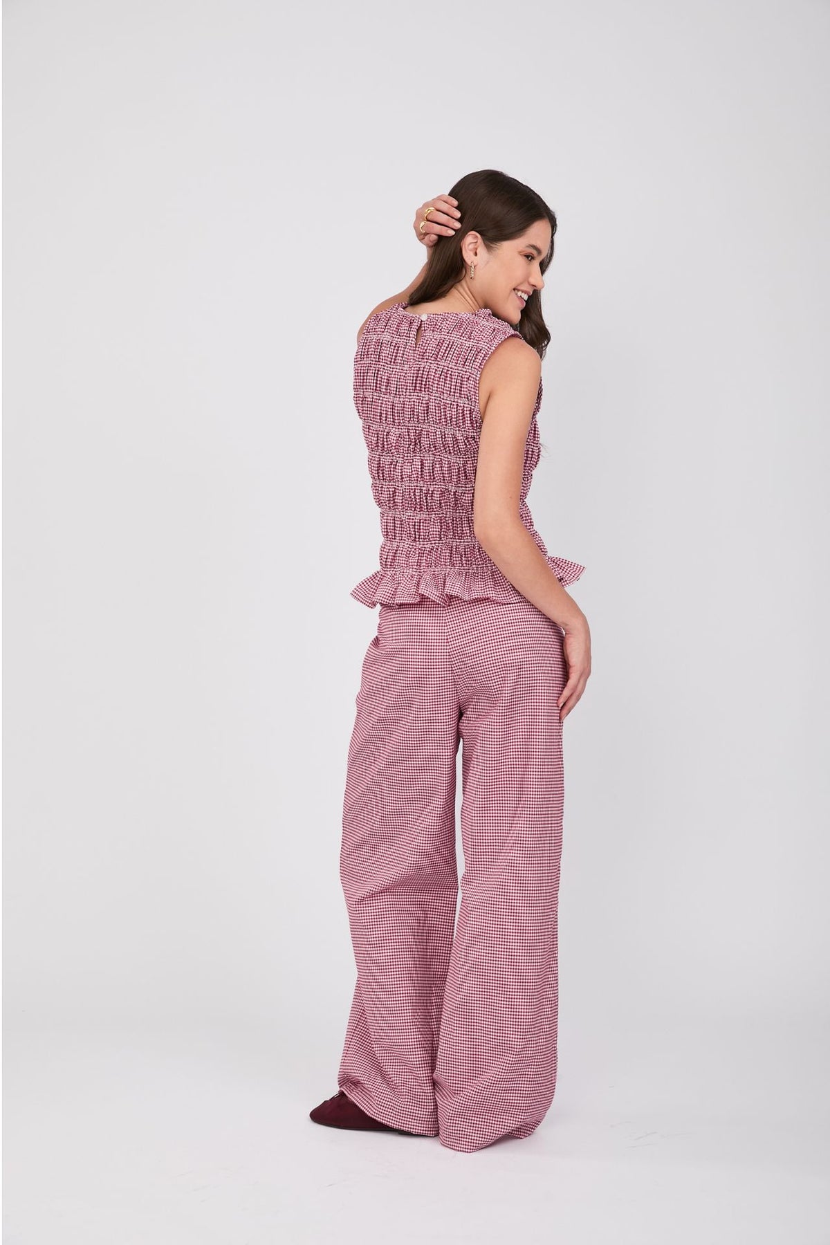 Pantalón Scrunchie Vichy