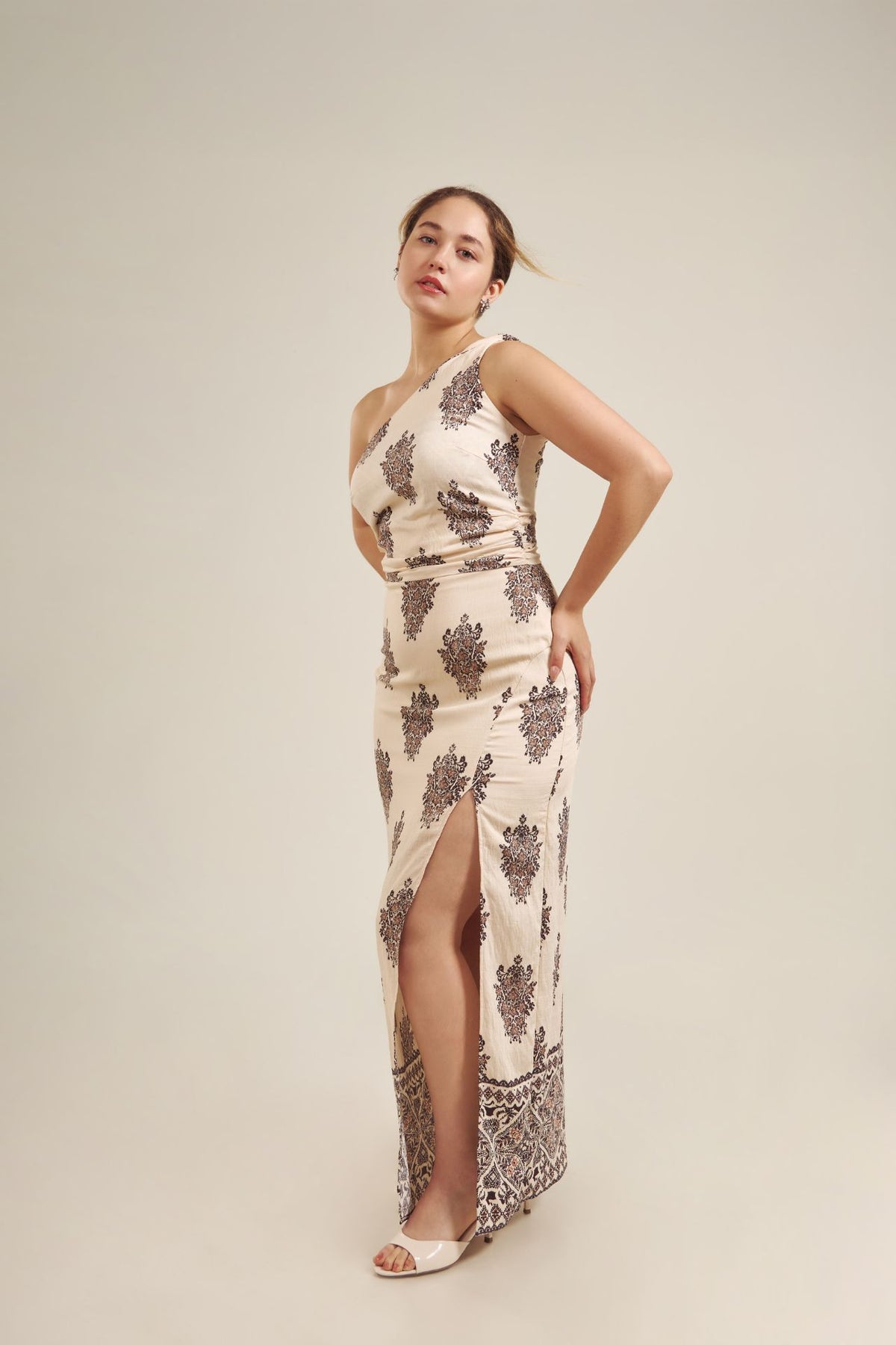 Vestido Aura Beige