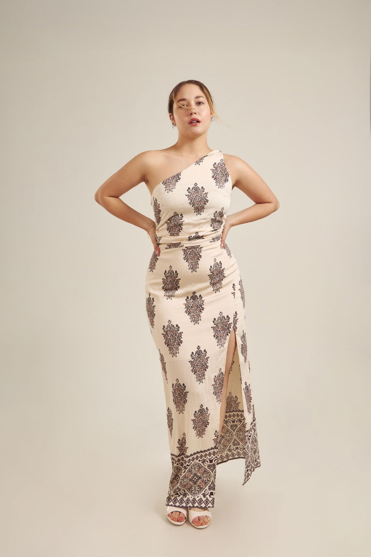 Vestido Aura Beige