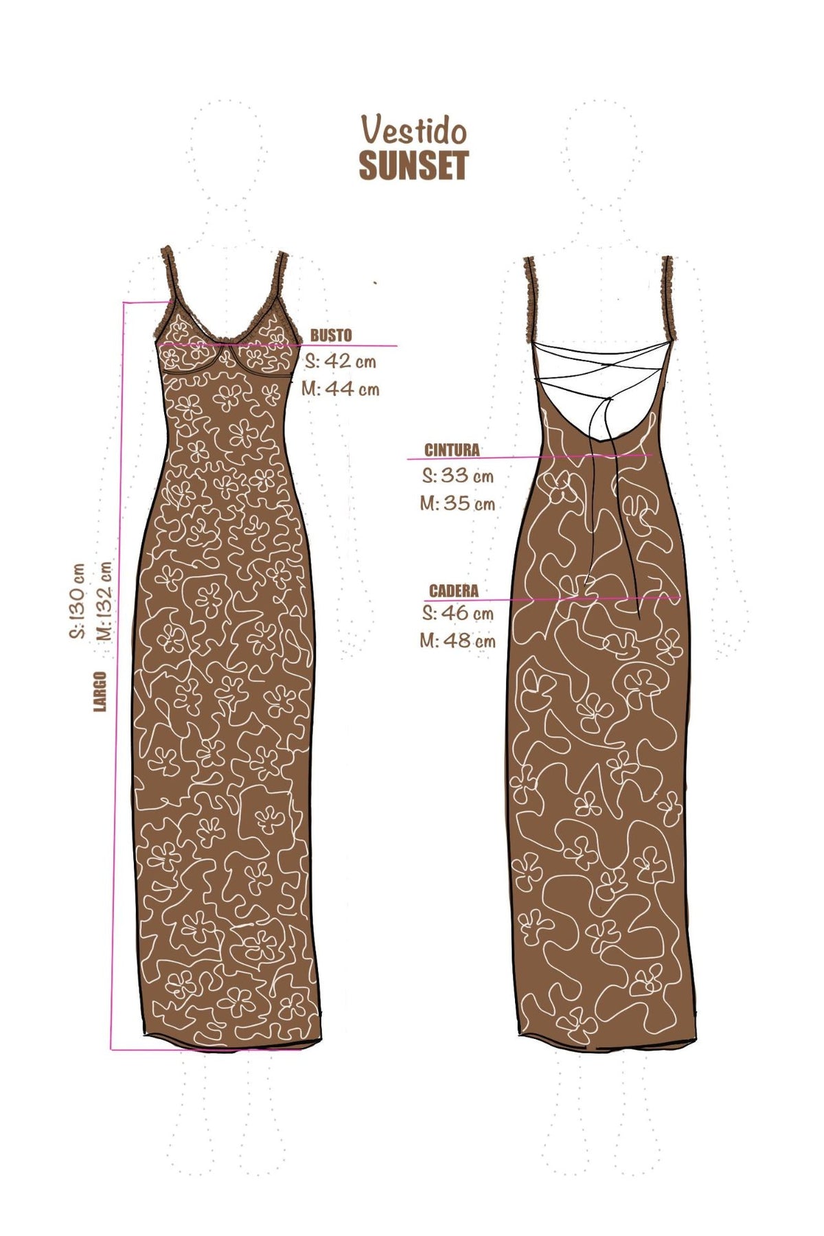 Vestido Sunset Chocolate