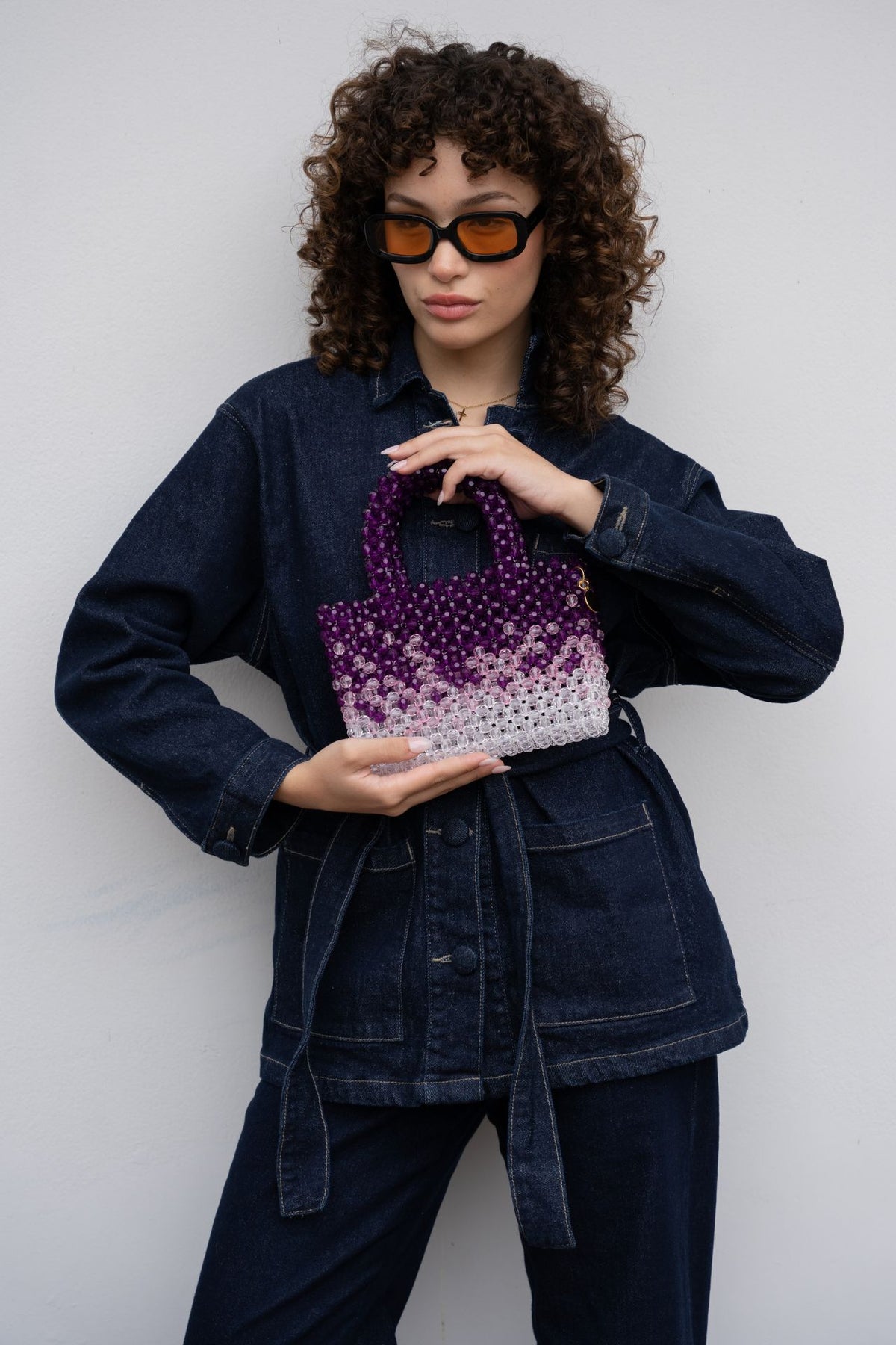 Cartera Valeria Púrpura