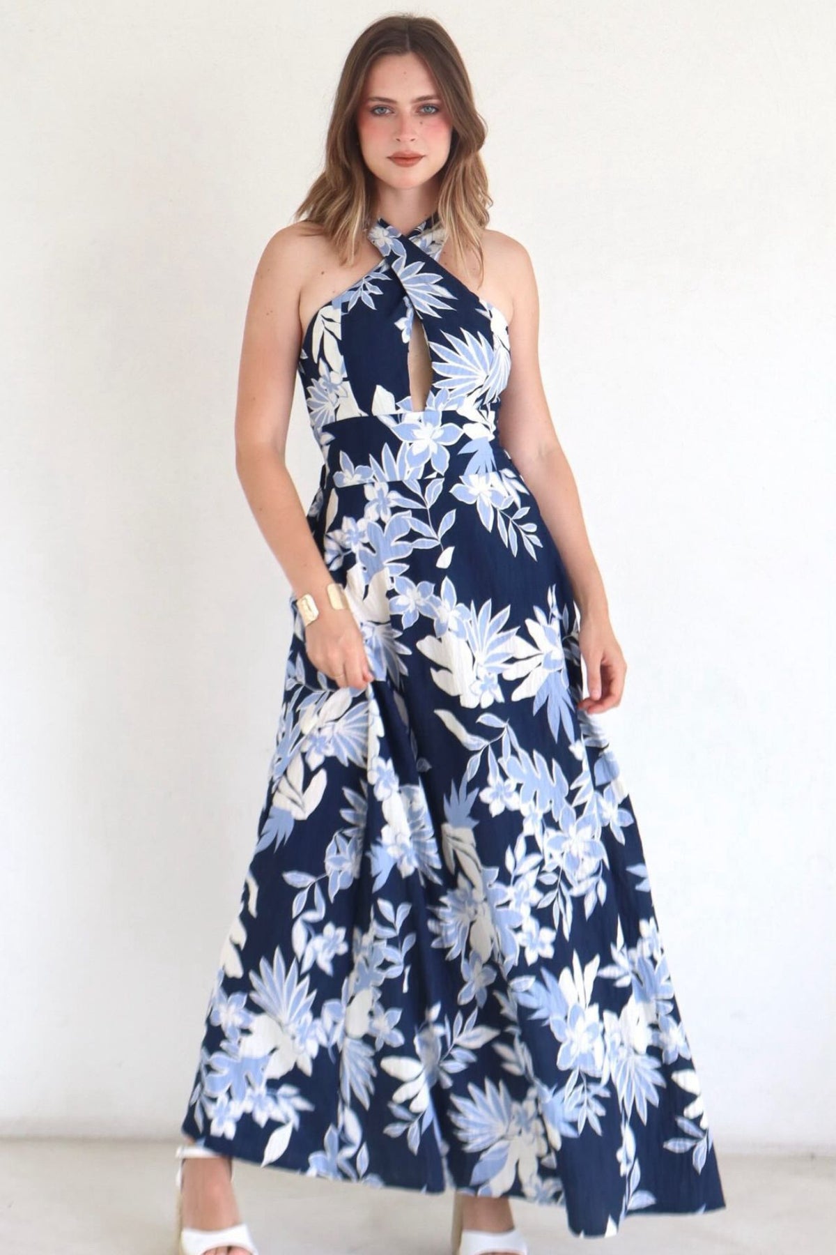 Vestido Angela Azul