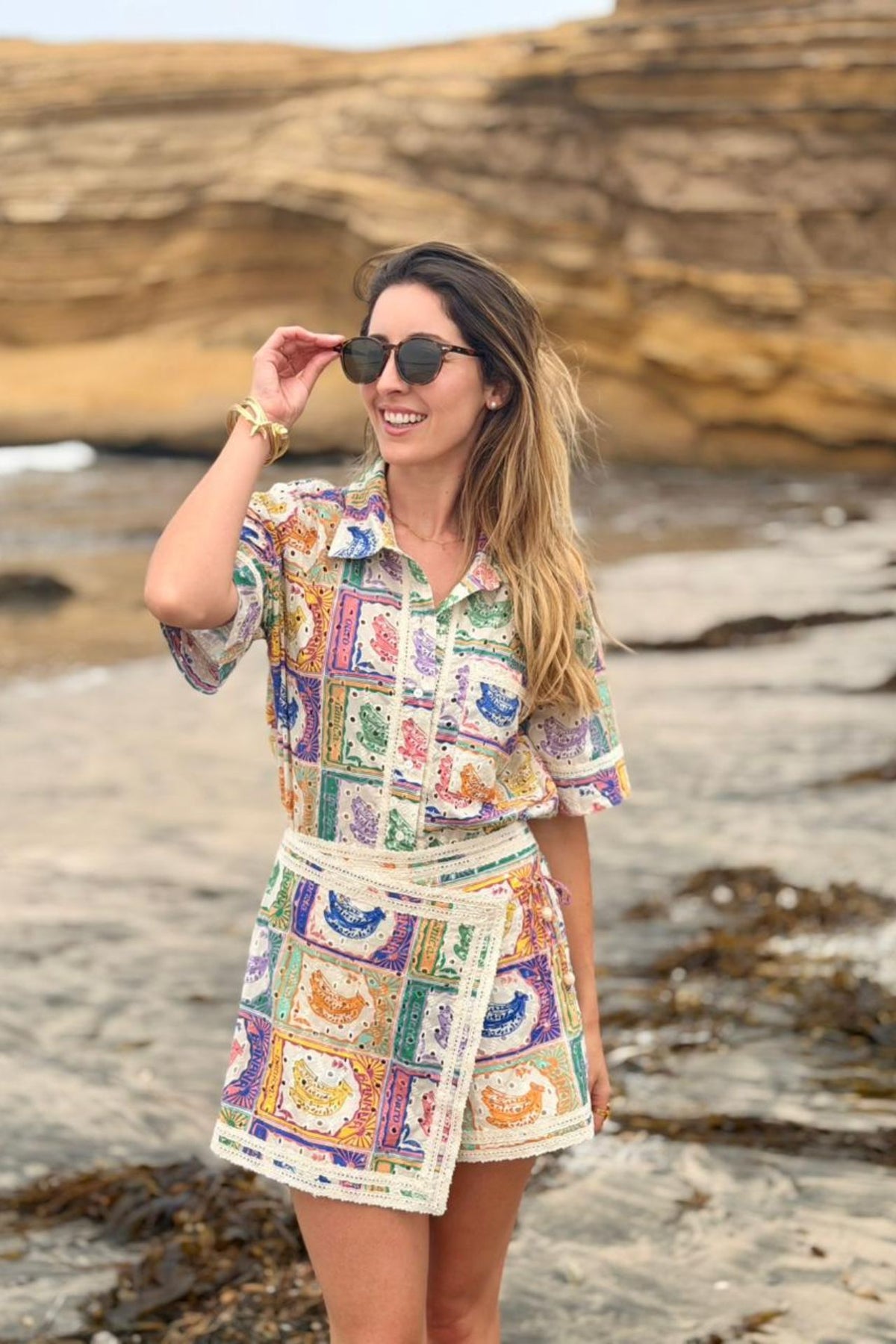 Camisa Marina Multicolor