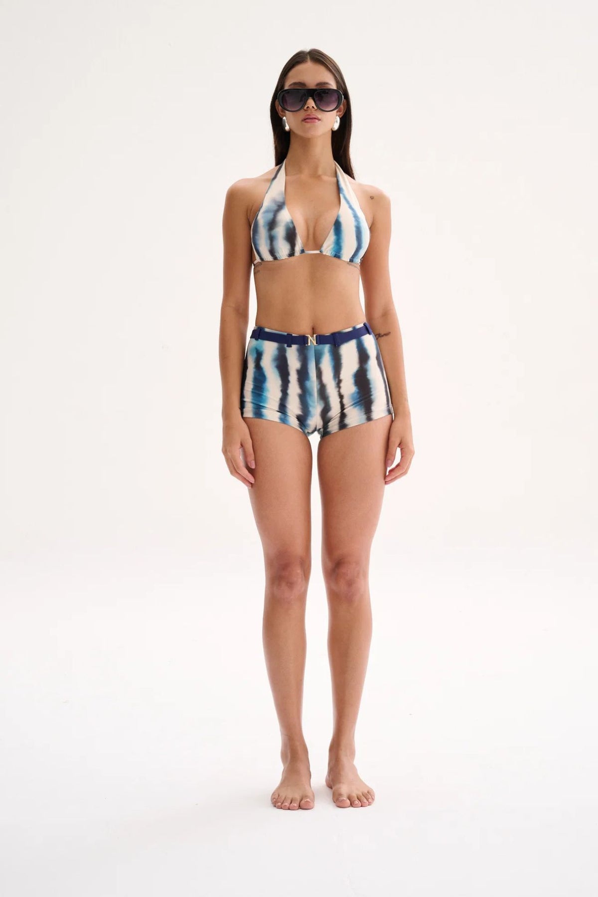 Top Kiki Print Azul