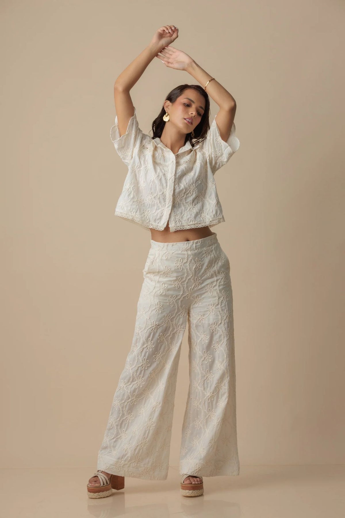 Pantalón Zira Hueso