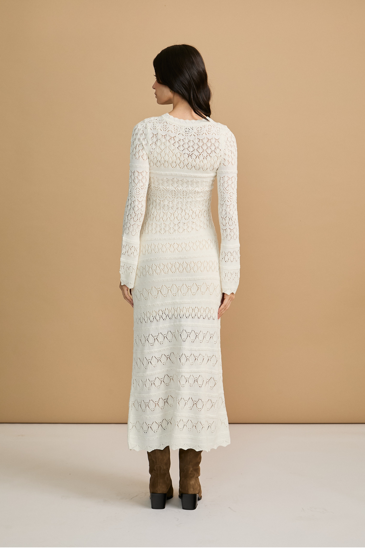 Vestido Valeria Hueso