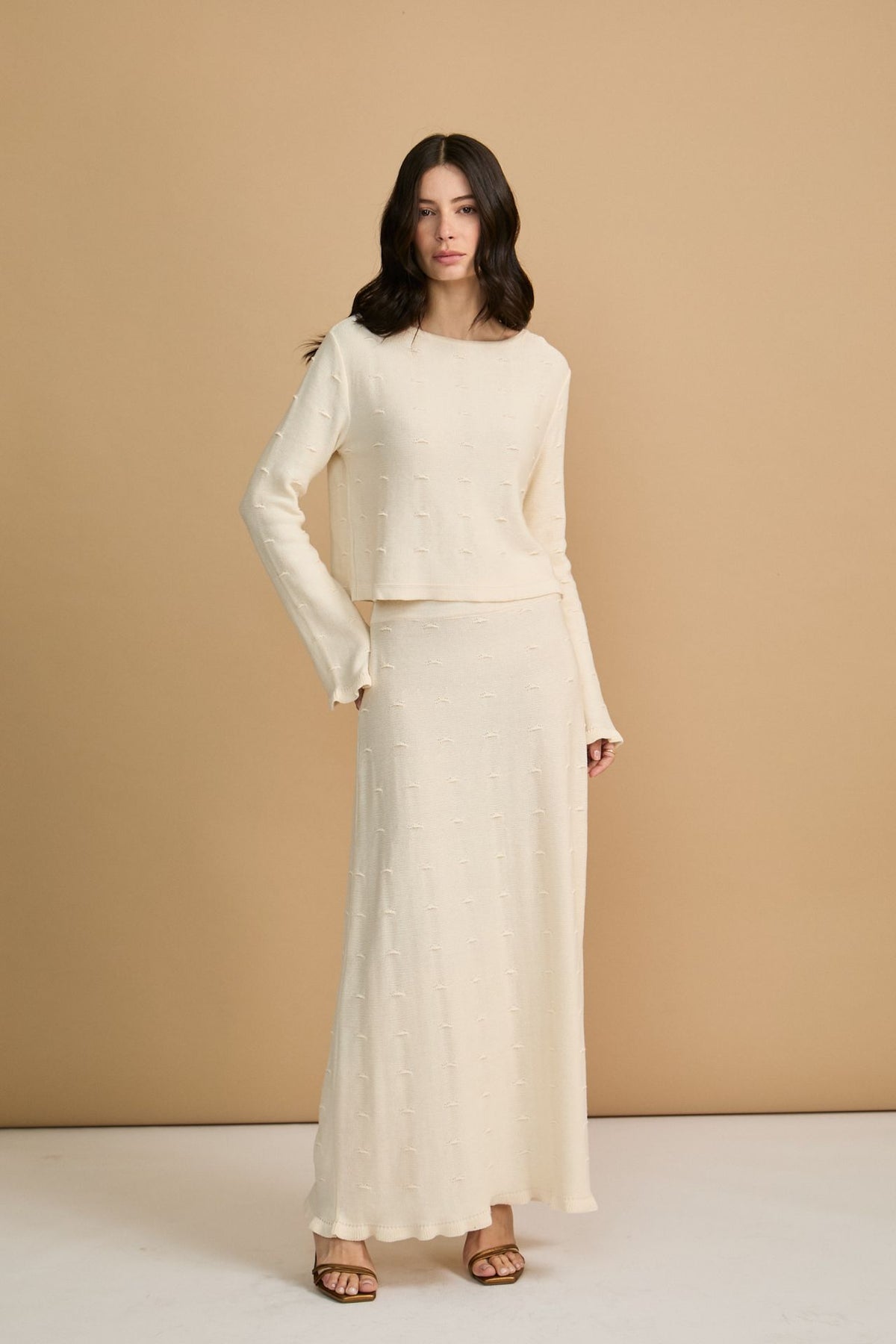 Falda Lorenza Crudo