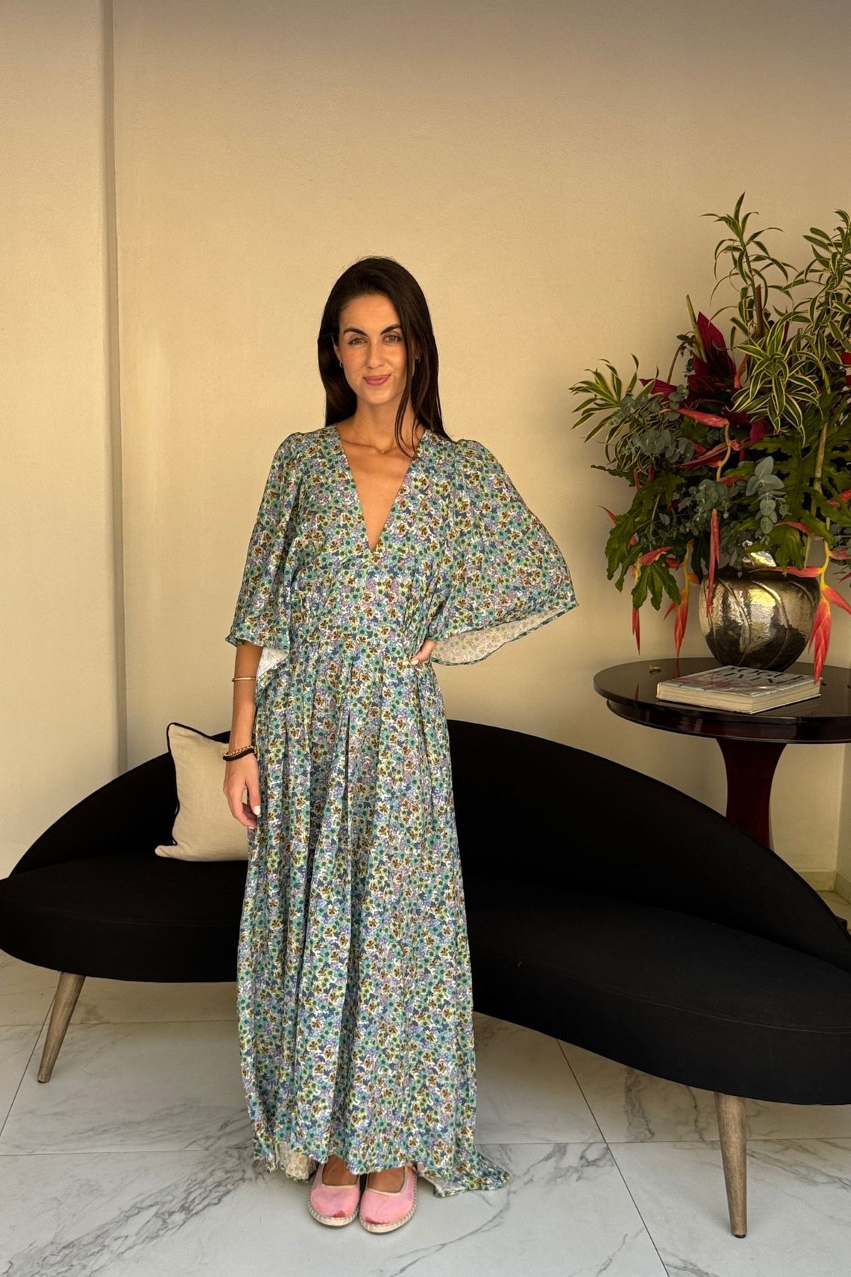 Vestido Alessia Celeste