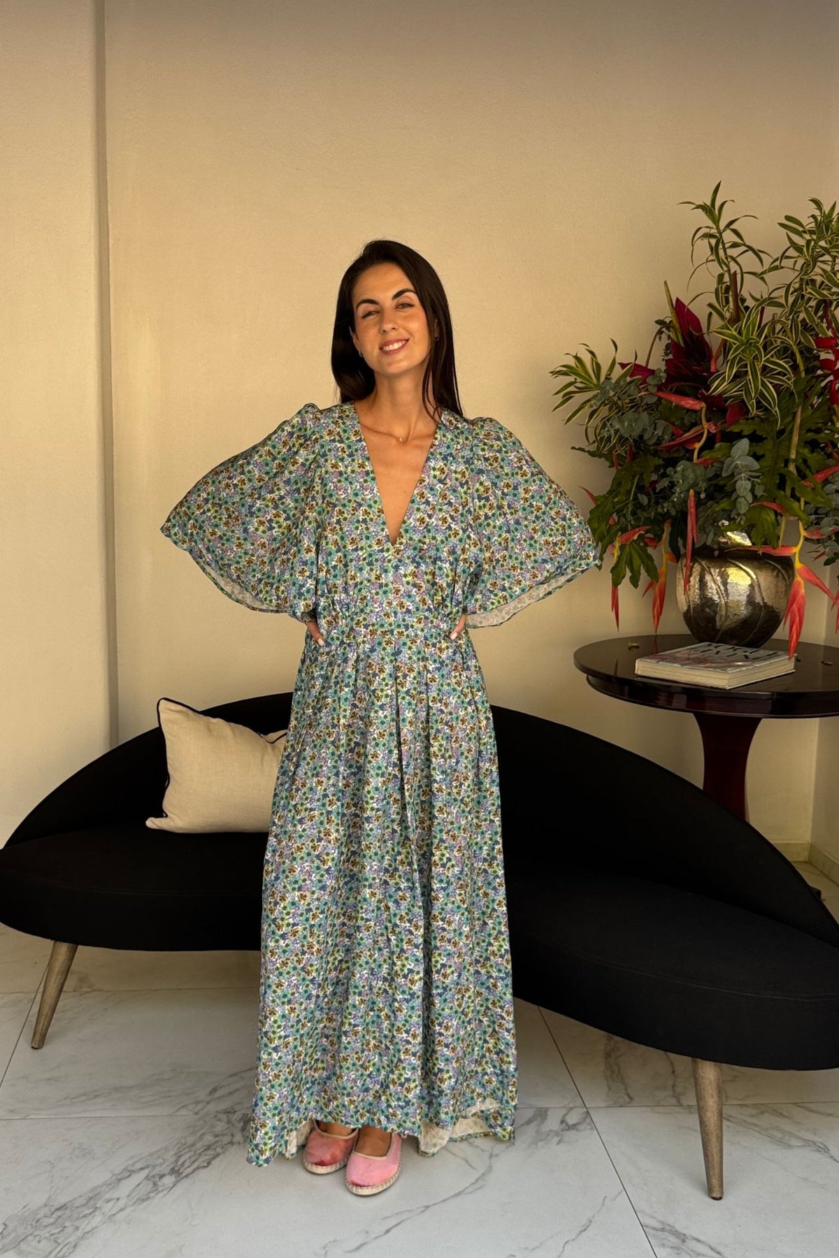 Vestido Alessia Celeste