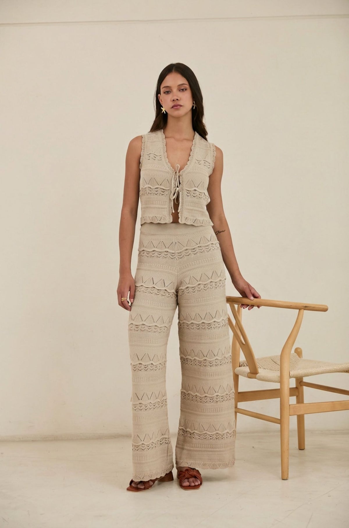 Pantalón Olivia Beige