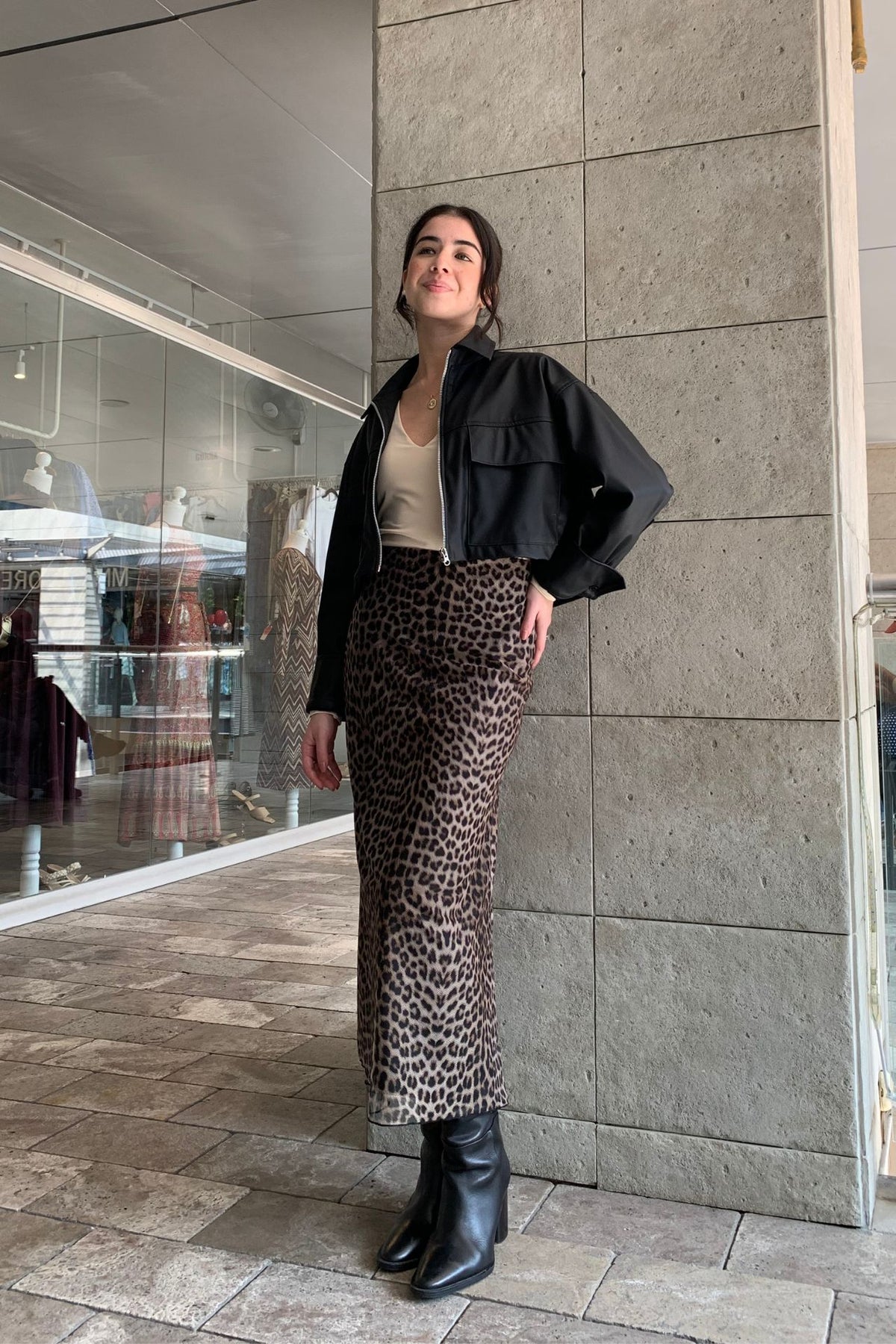 Falda Ximena Marrón Nuevo