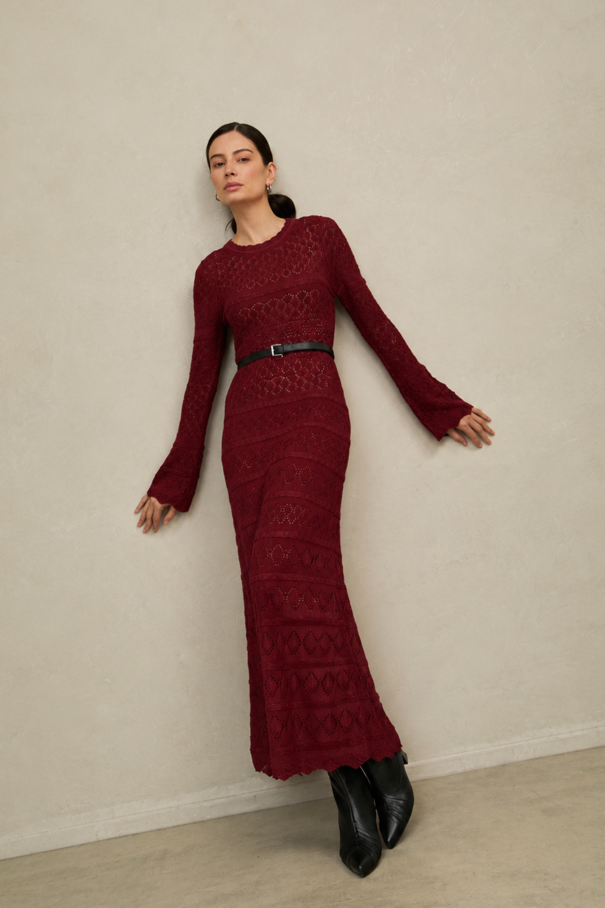 Vestido Valeria Guinda