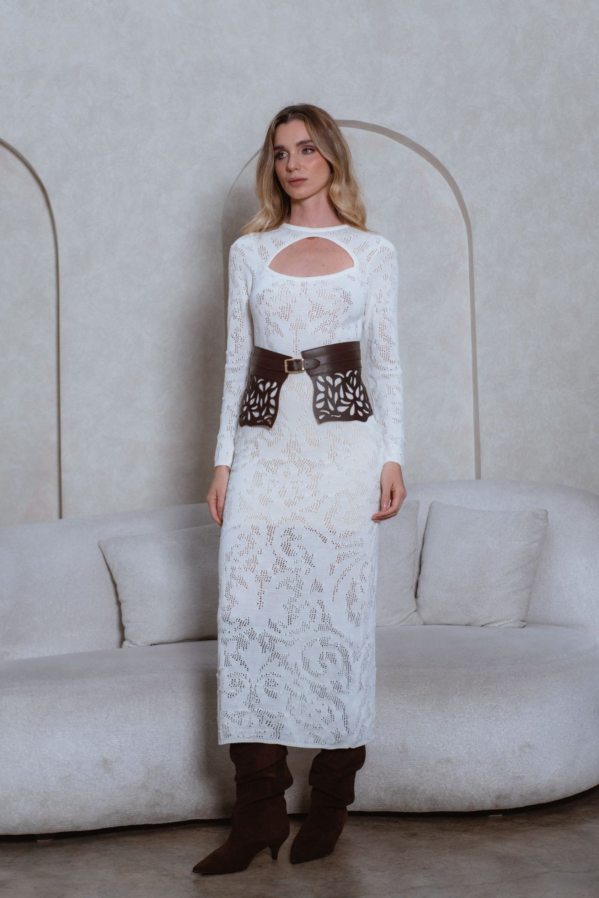 Vestido Rosalie Ivory