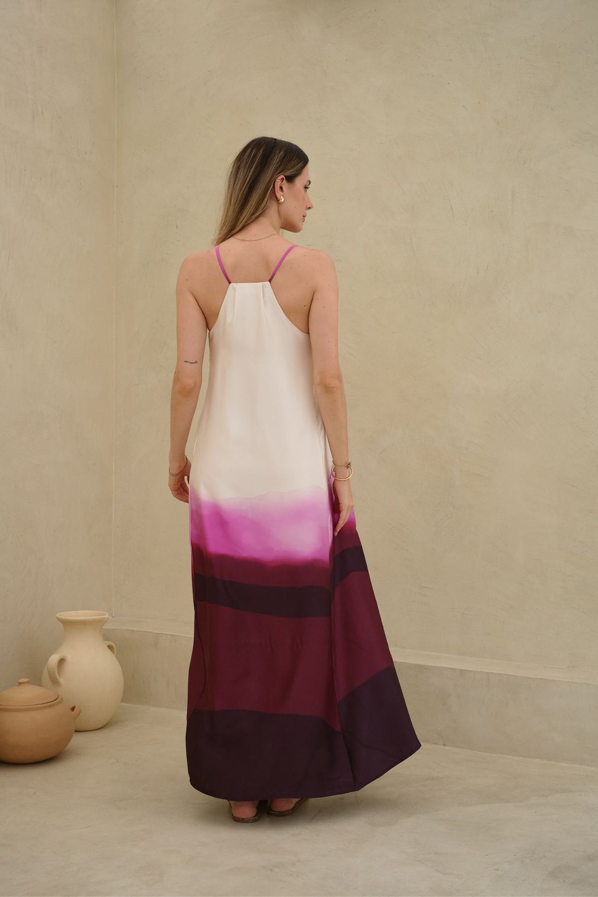 Vestido Vercelli Buganvilia