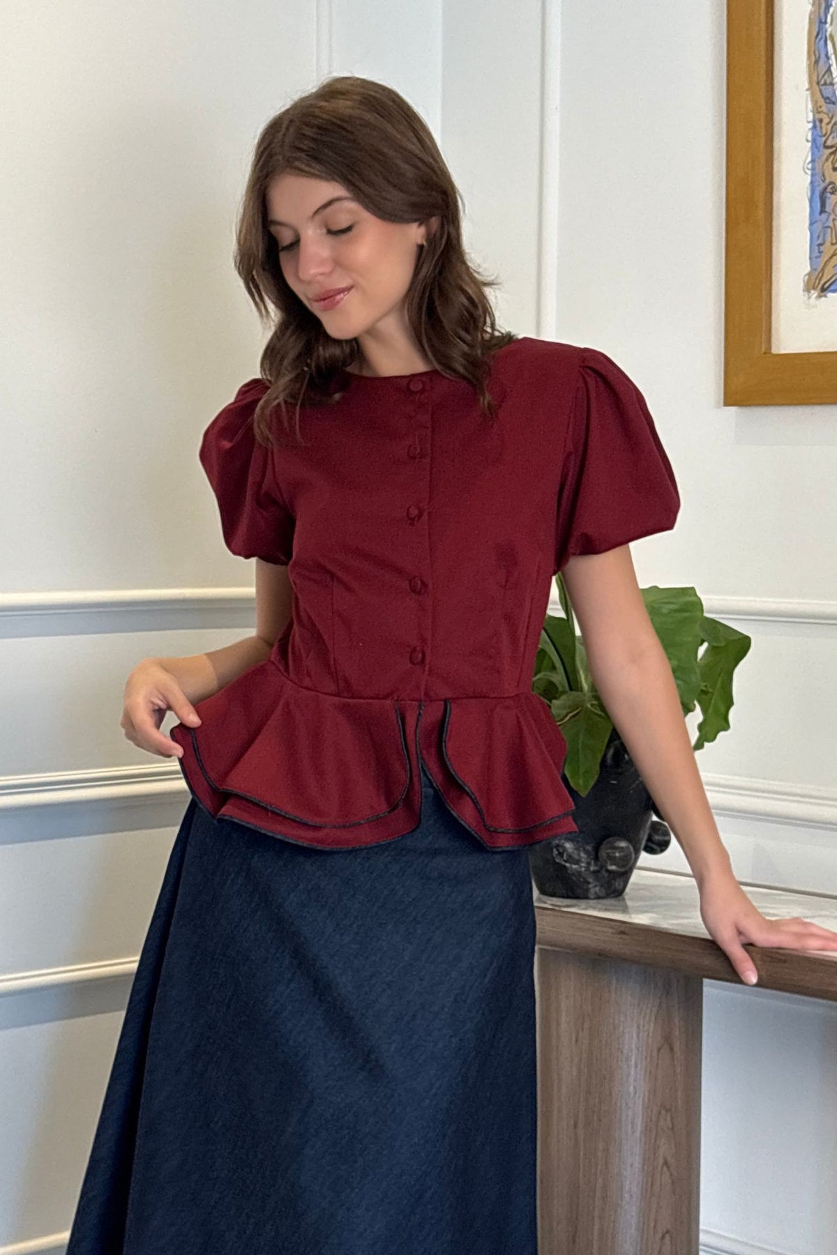 Jacket Veta Burgundy