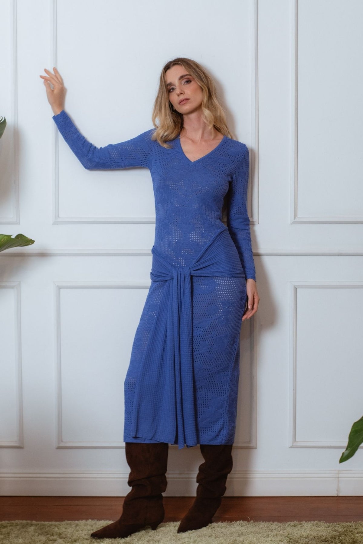 Vestido Magnolia Azul