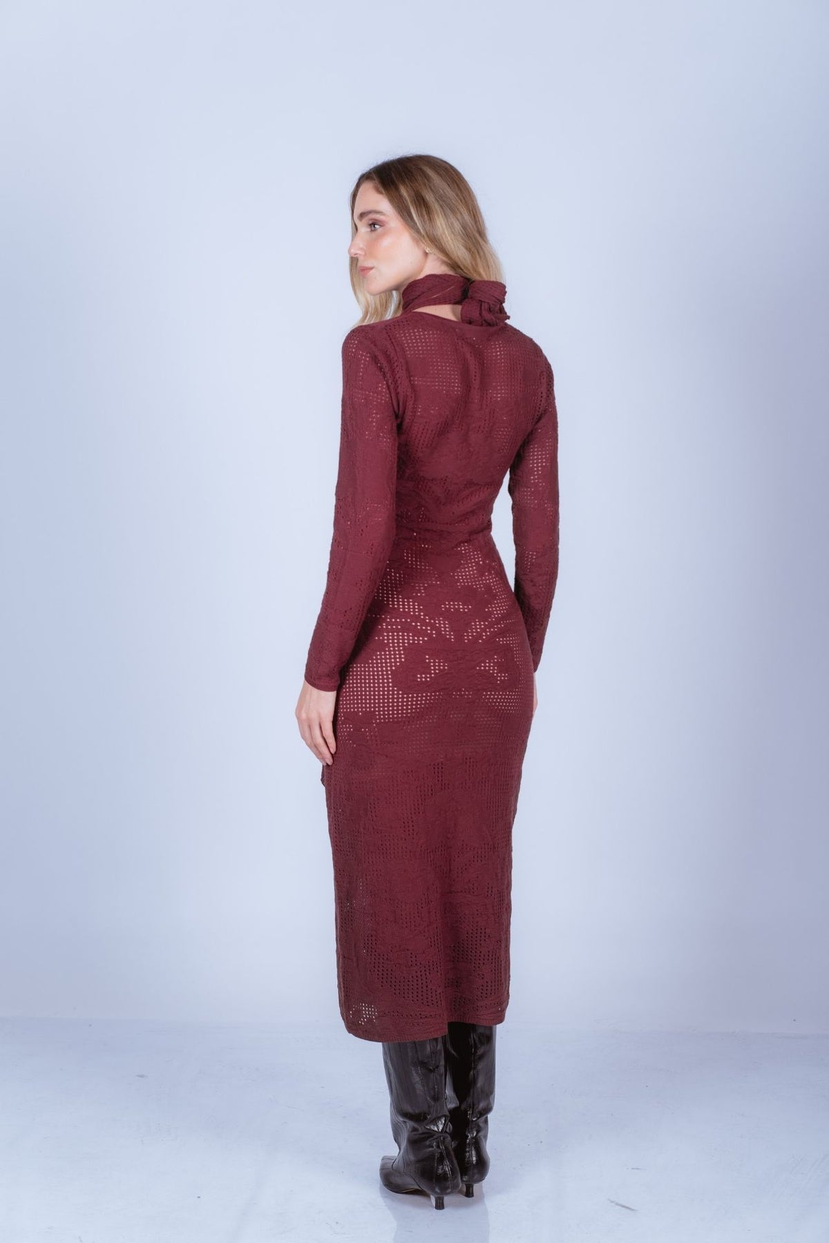 Vestido Magnolia Vino