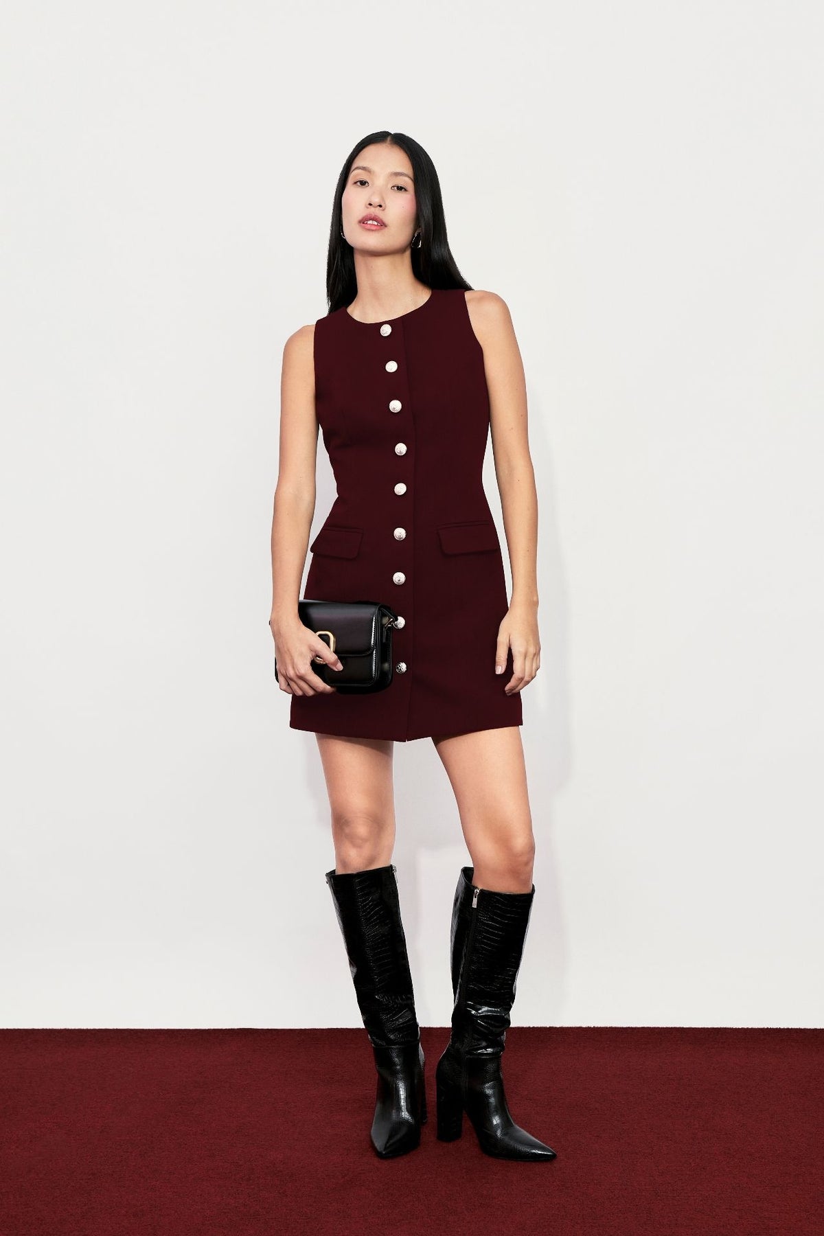 Vestido Alhori Vino