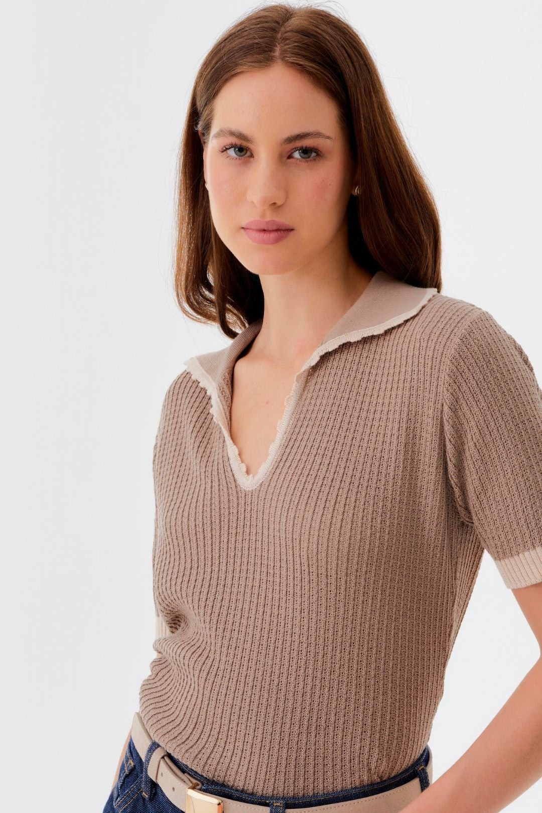 Top Alana Beige