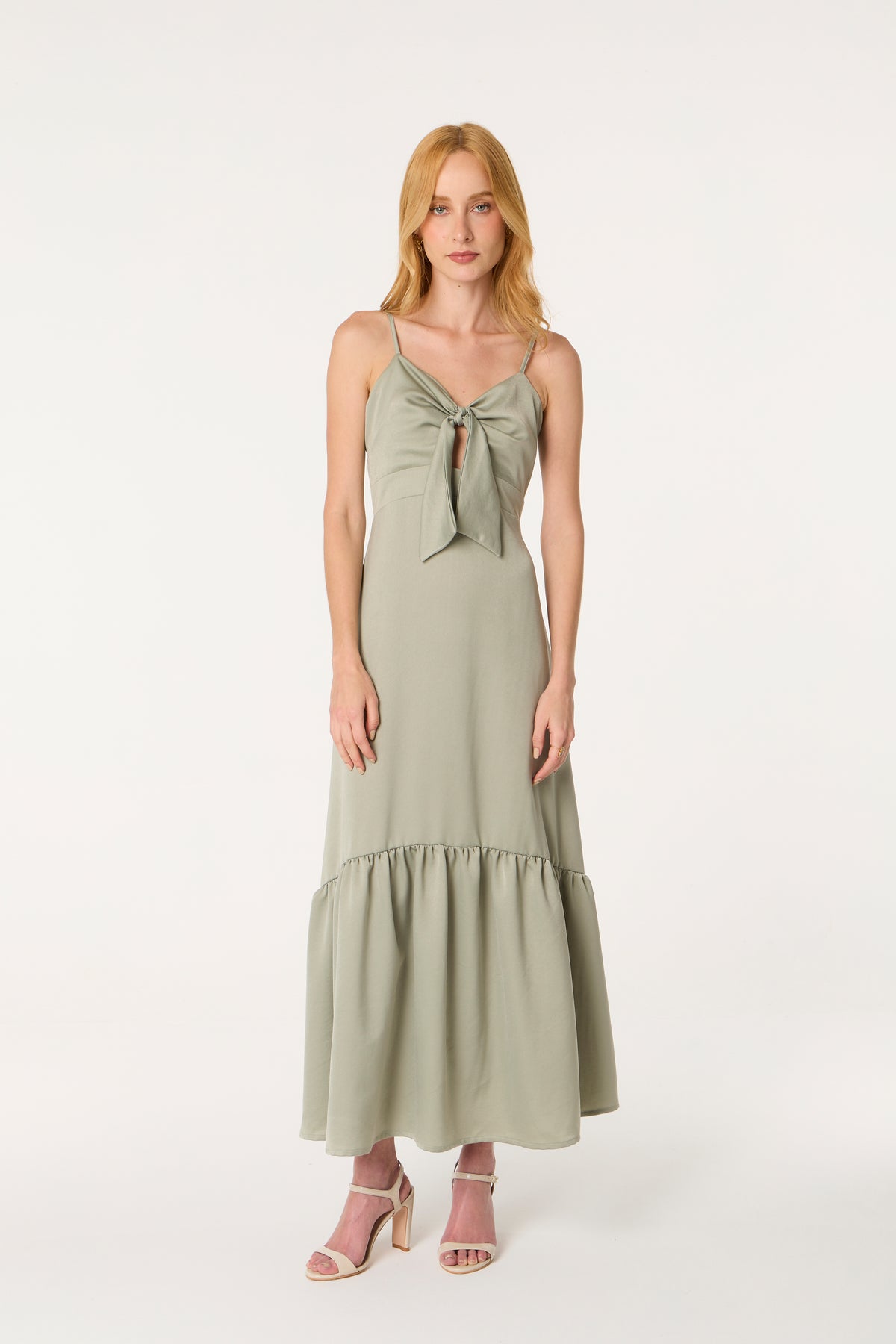 Vestido Bow Sage