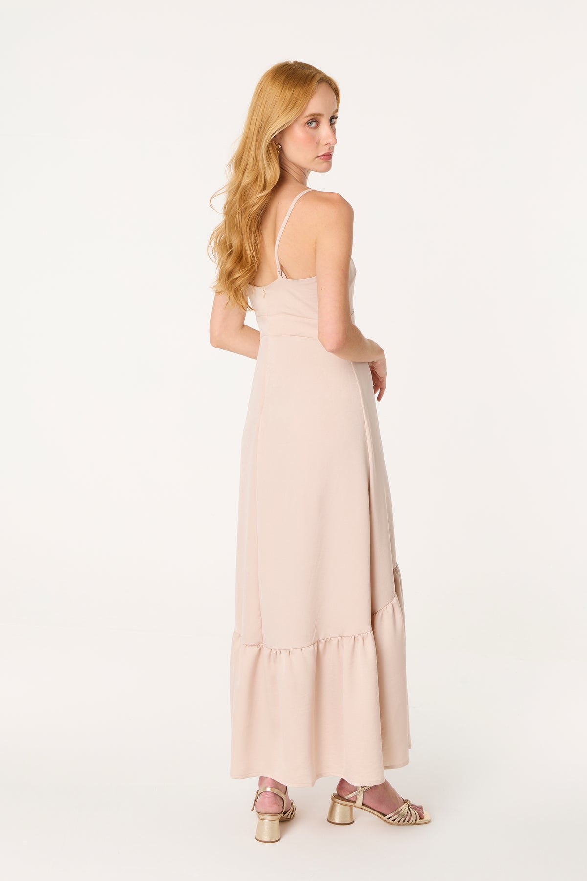 Vestido Bow Champagne