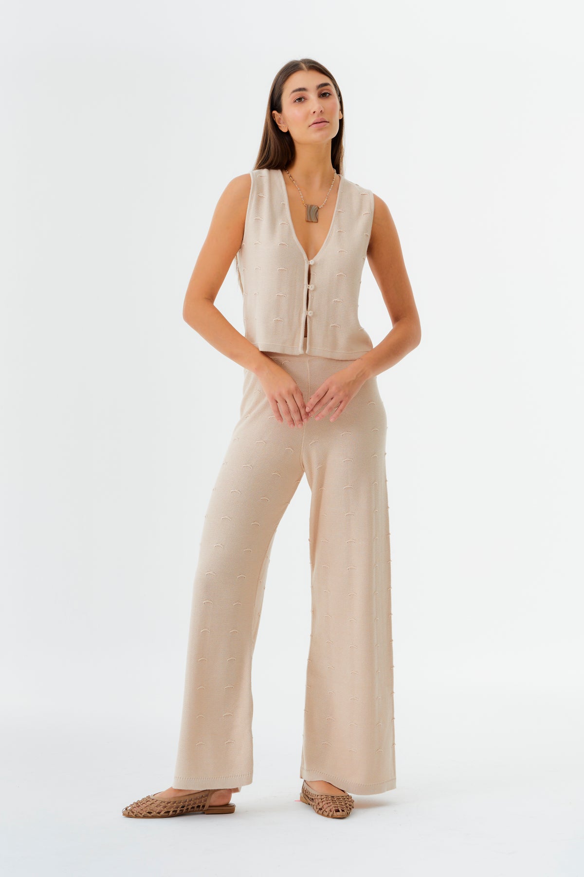 Pantalón Peige Beige