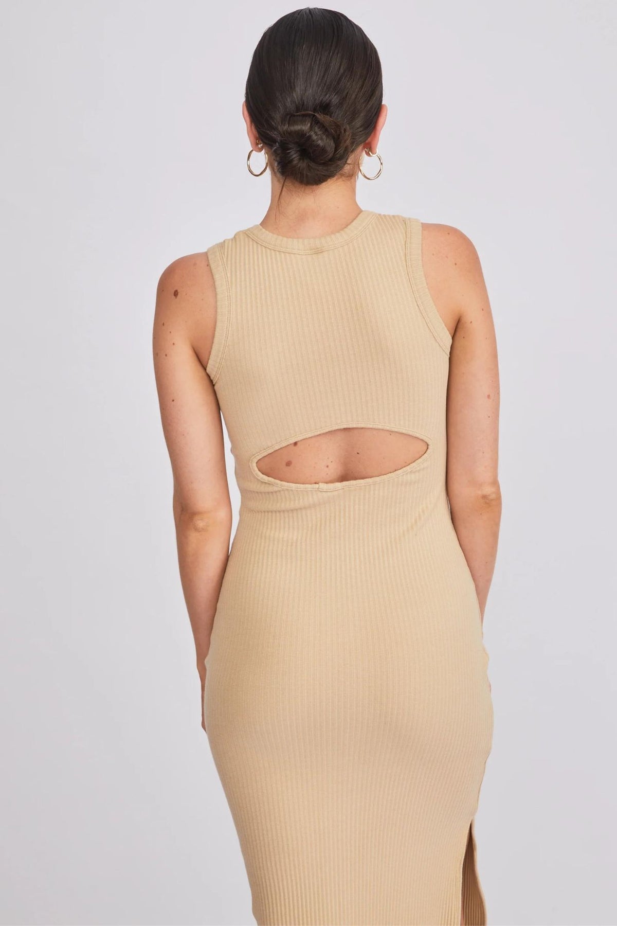 Vestido Largo Rib