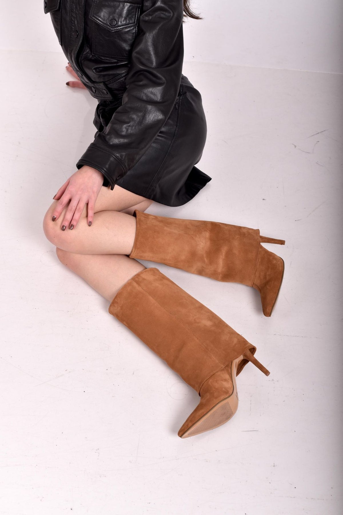 Botas Cuffed Gamuza