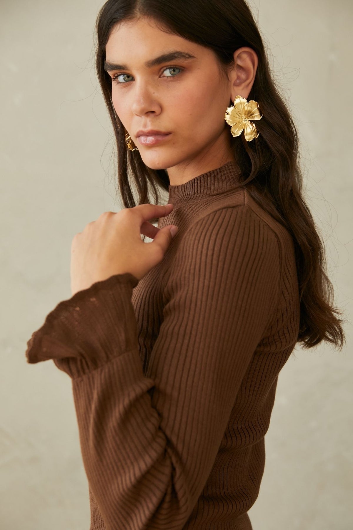 Top Rafaella Marrón
