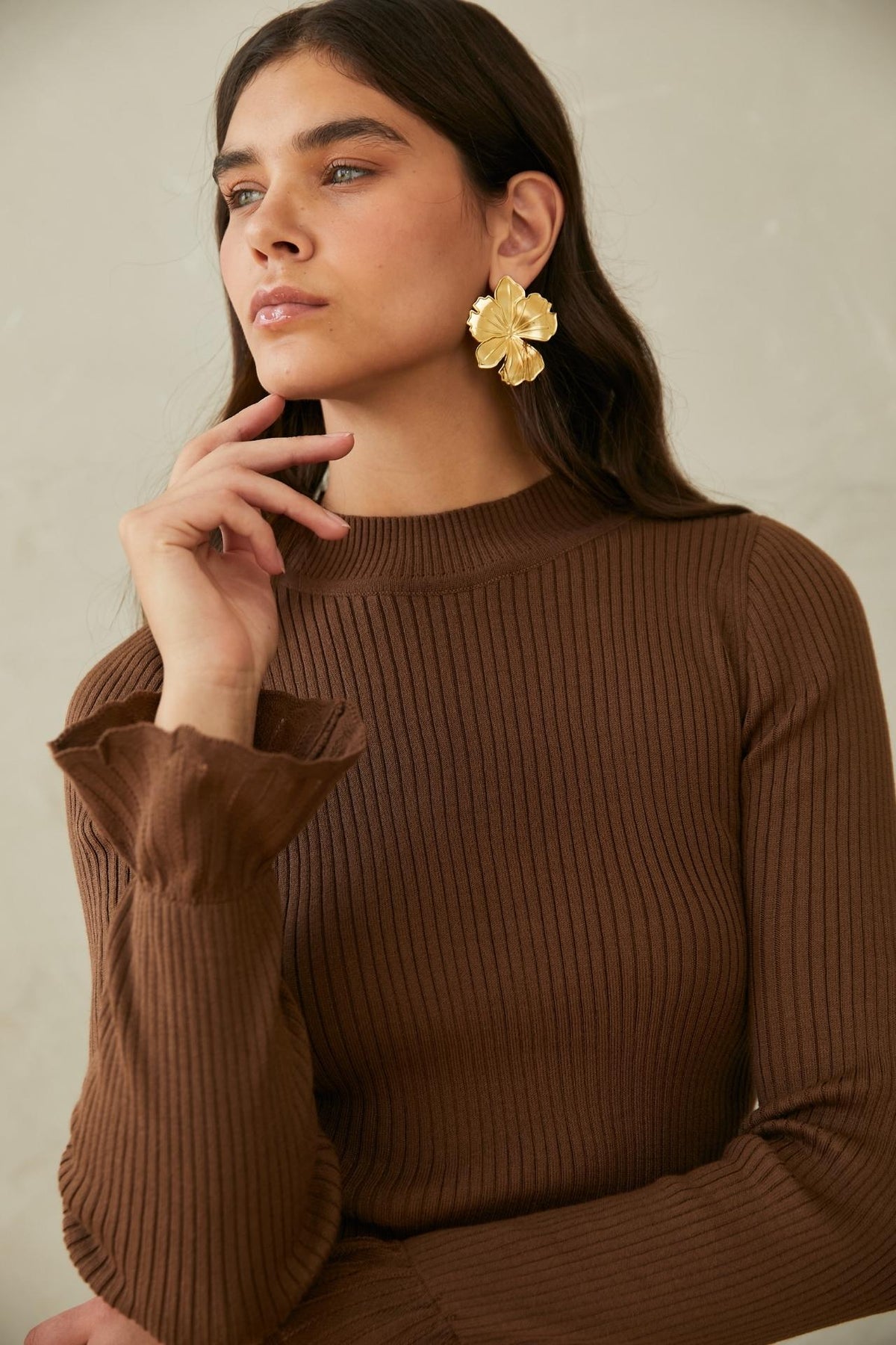 Top Rafaella Marrón