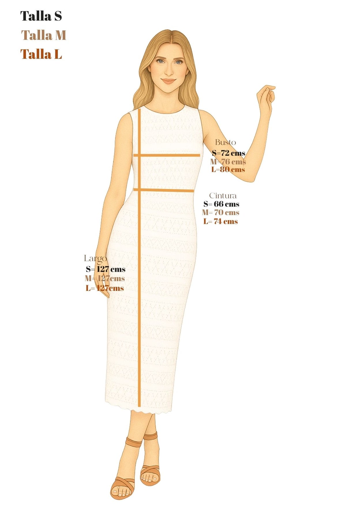 Vestido Valeria Verano Blanco
