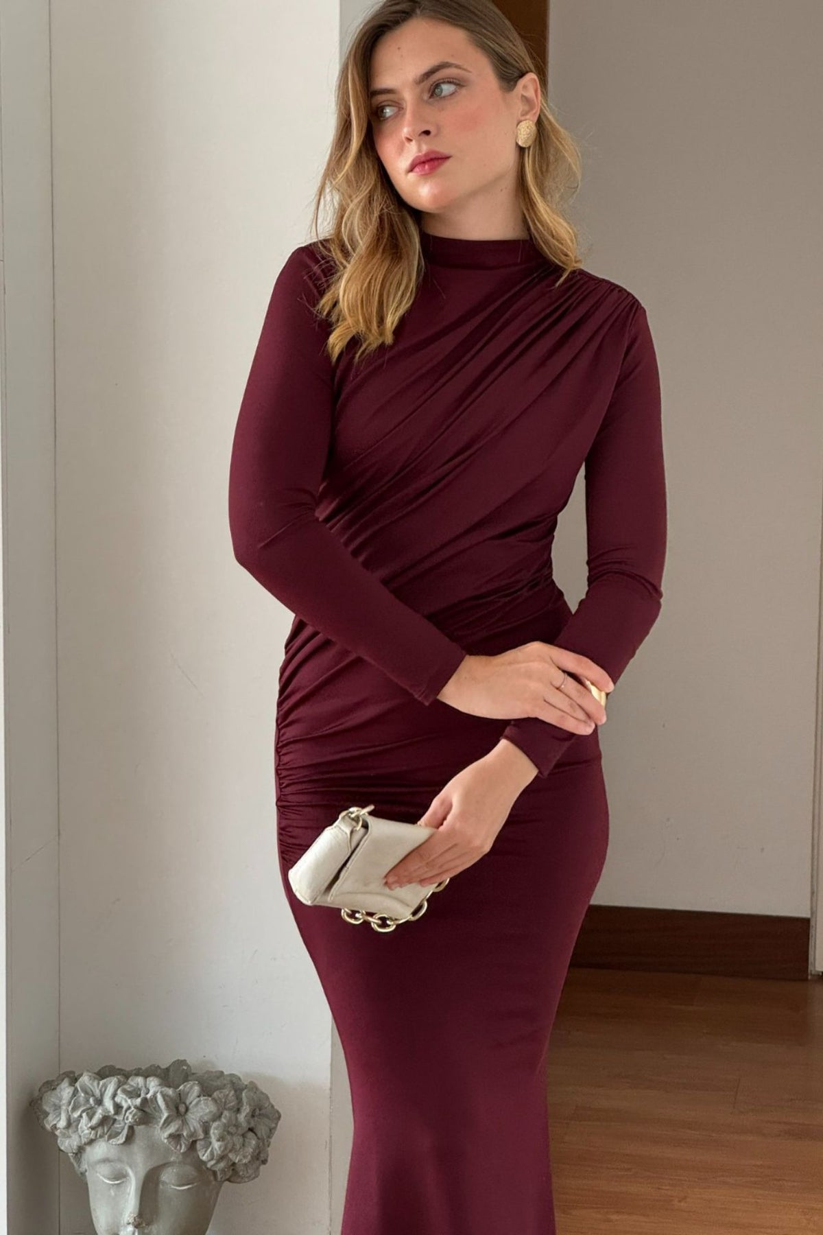 Vestido Mariel Vino