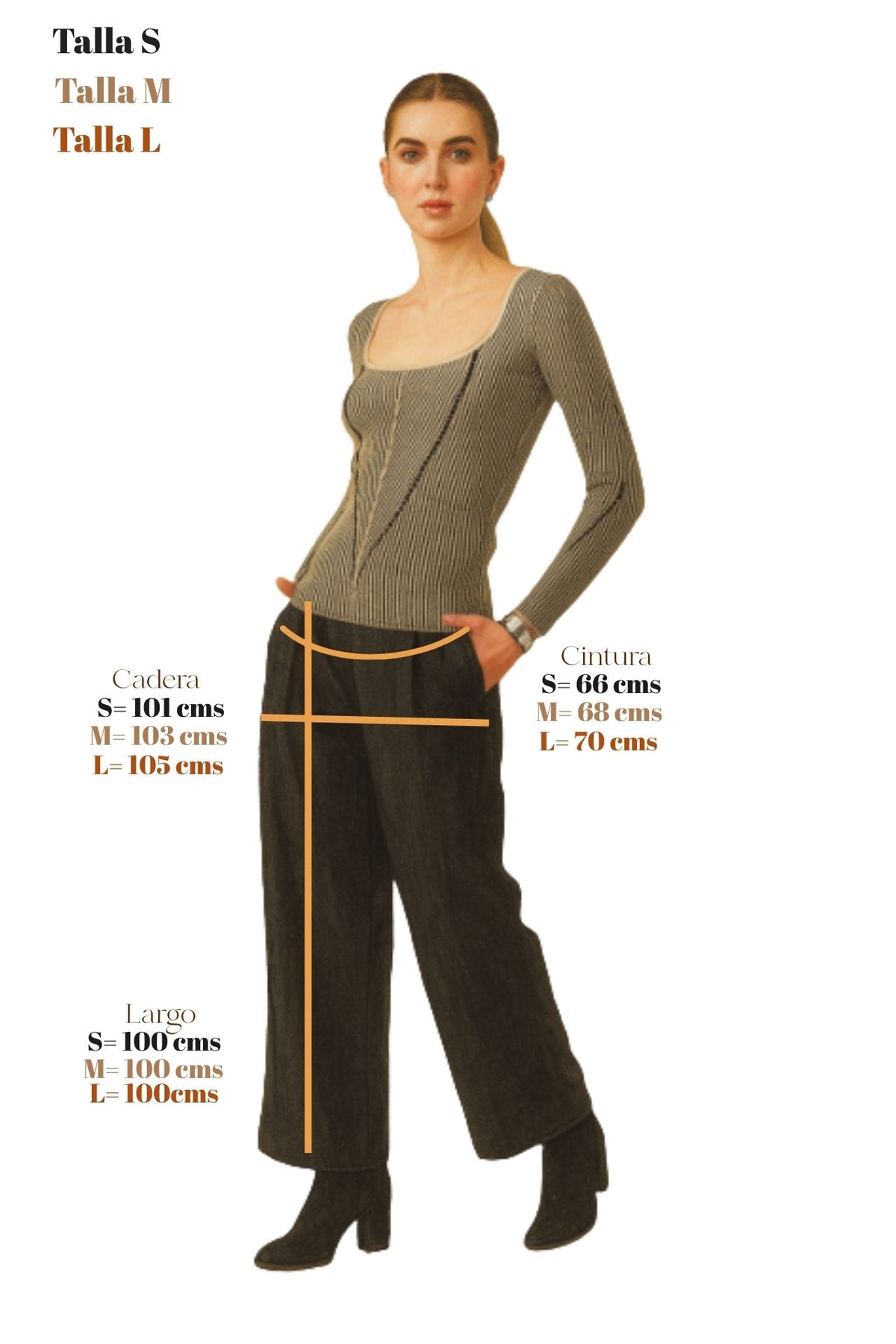 Pantalón Lauren Negro