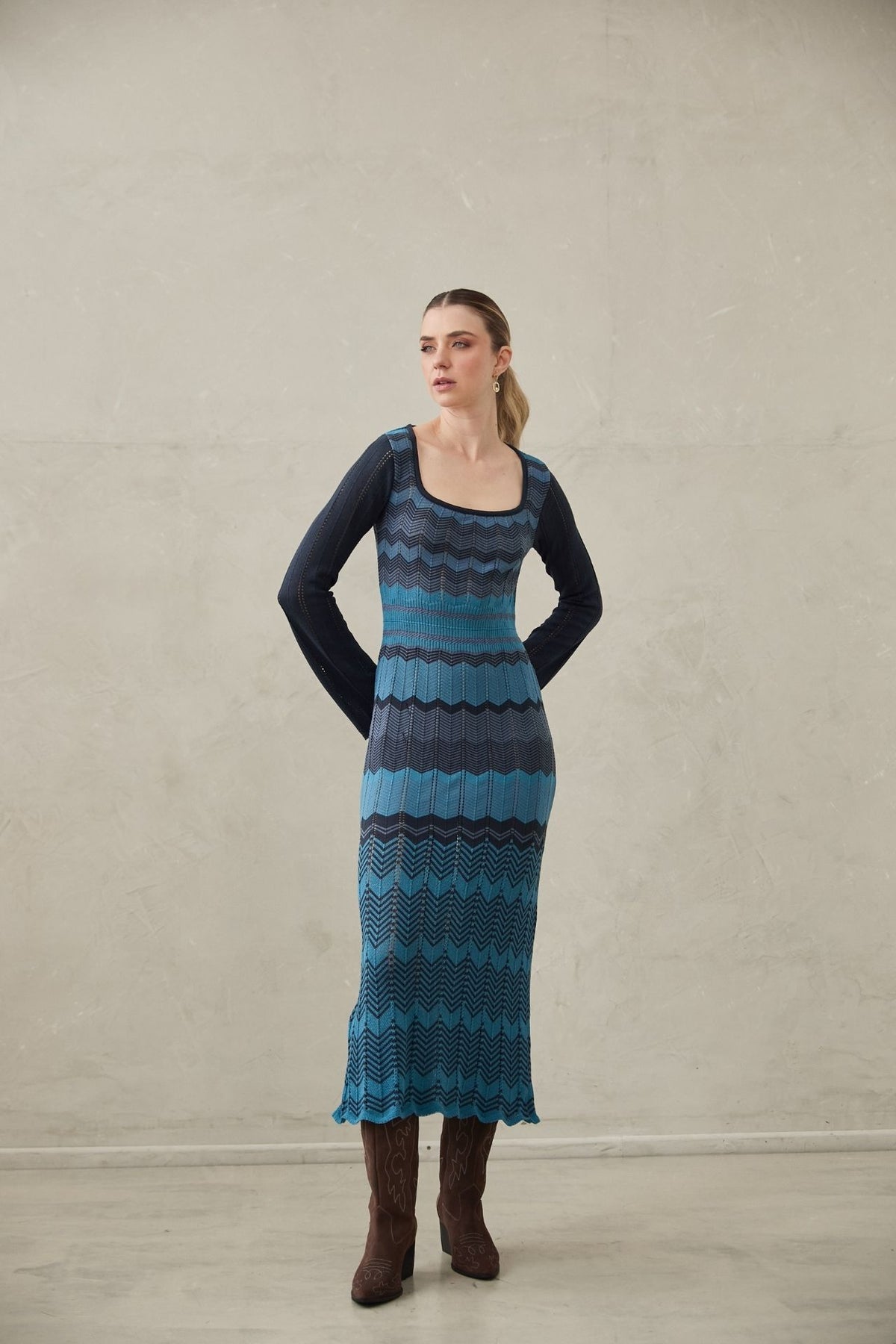 Vestido Celine Azul