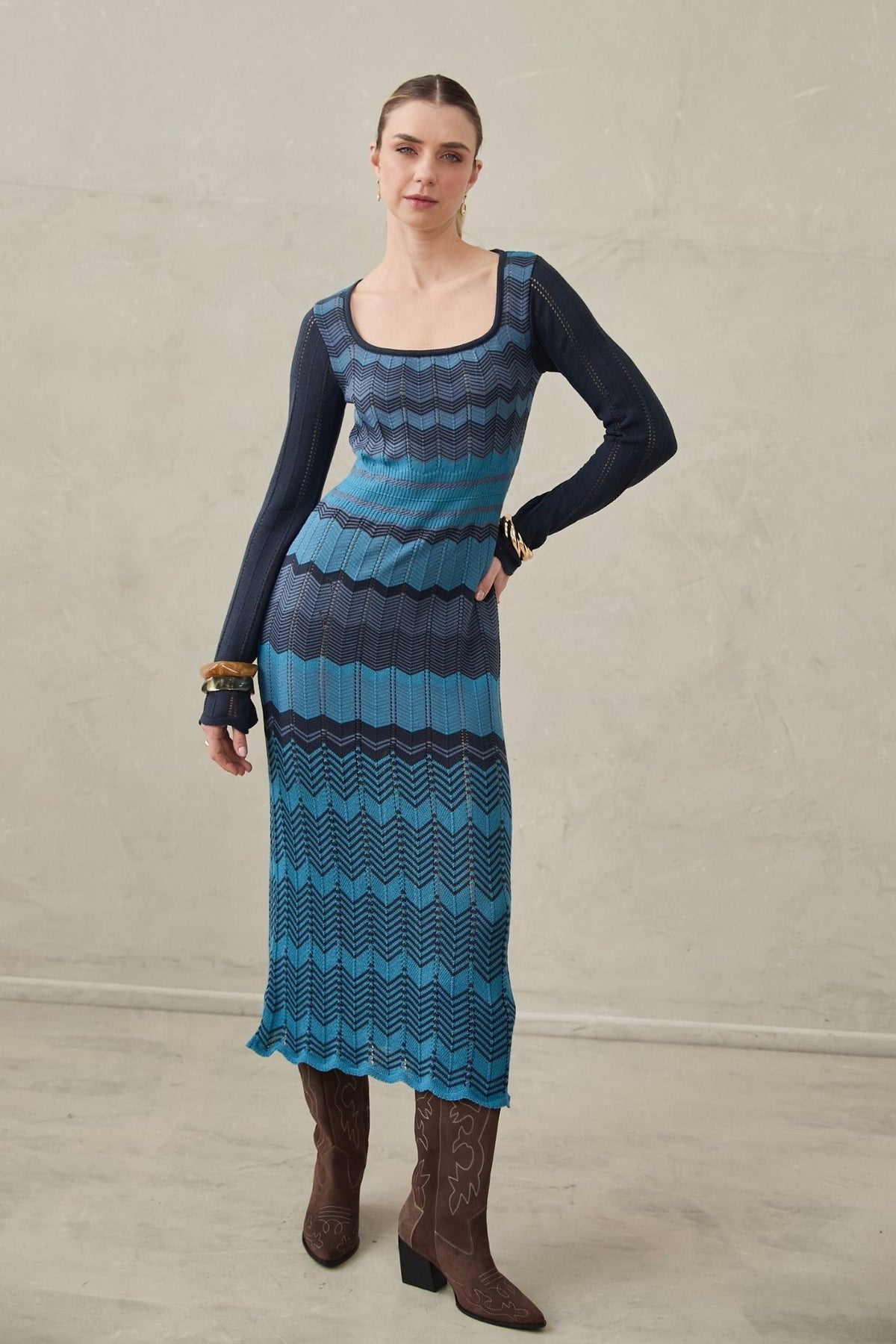 Vestido Celine Azul
